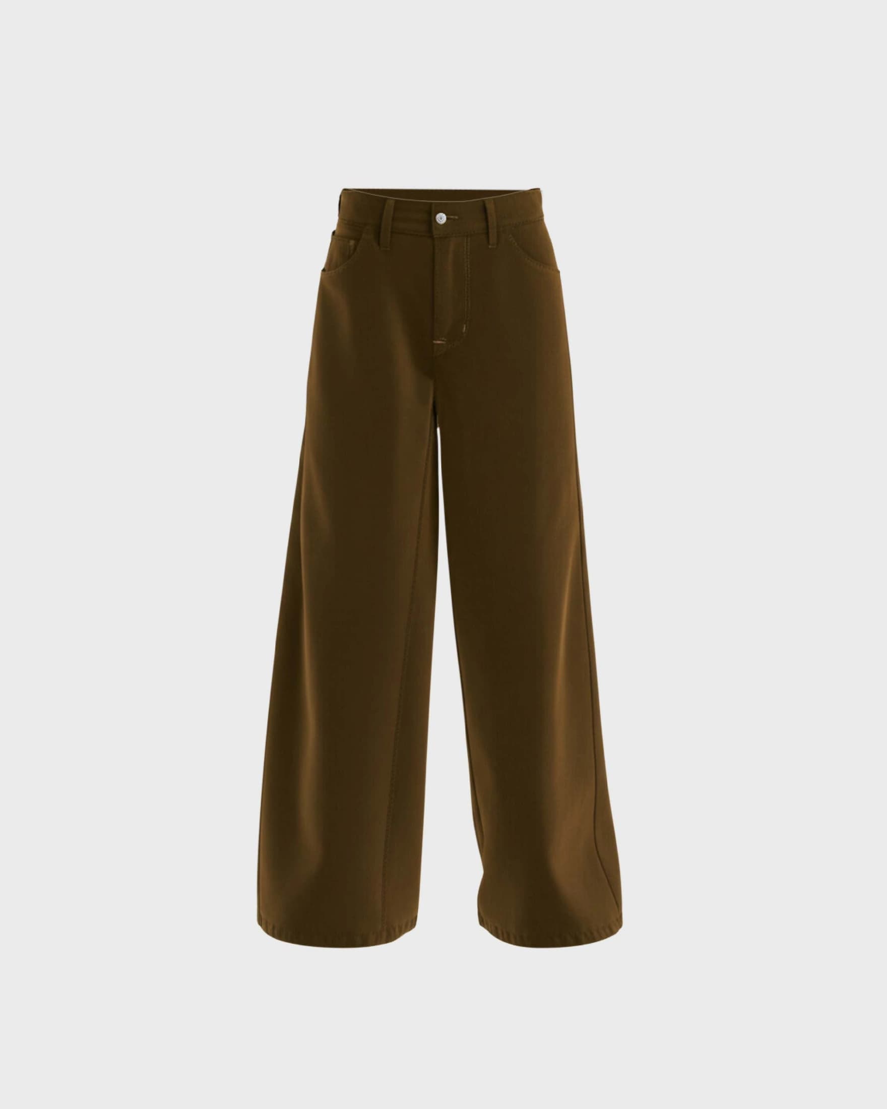 Olive Twist Pants