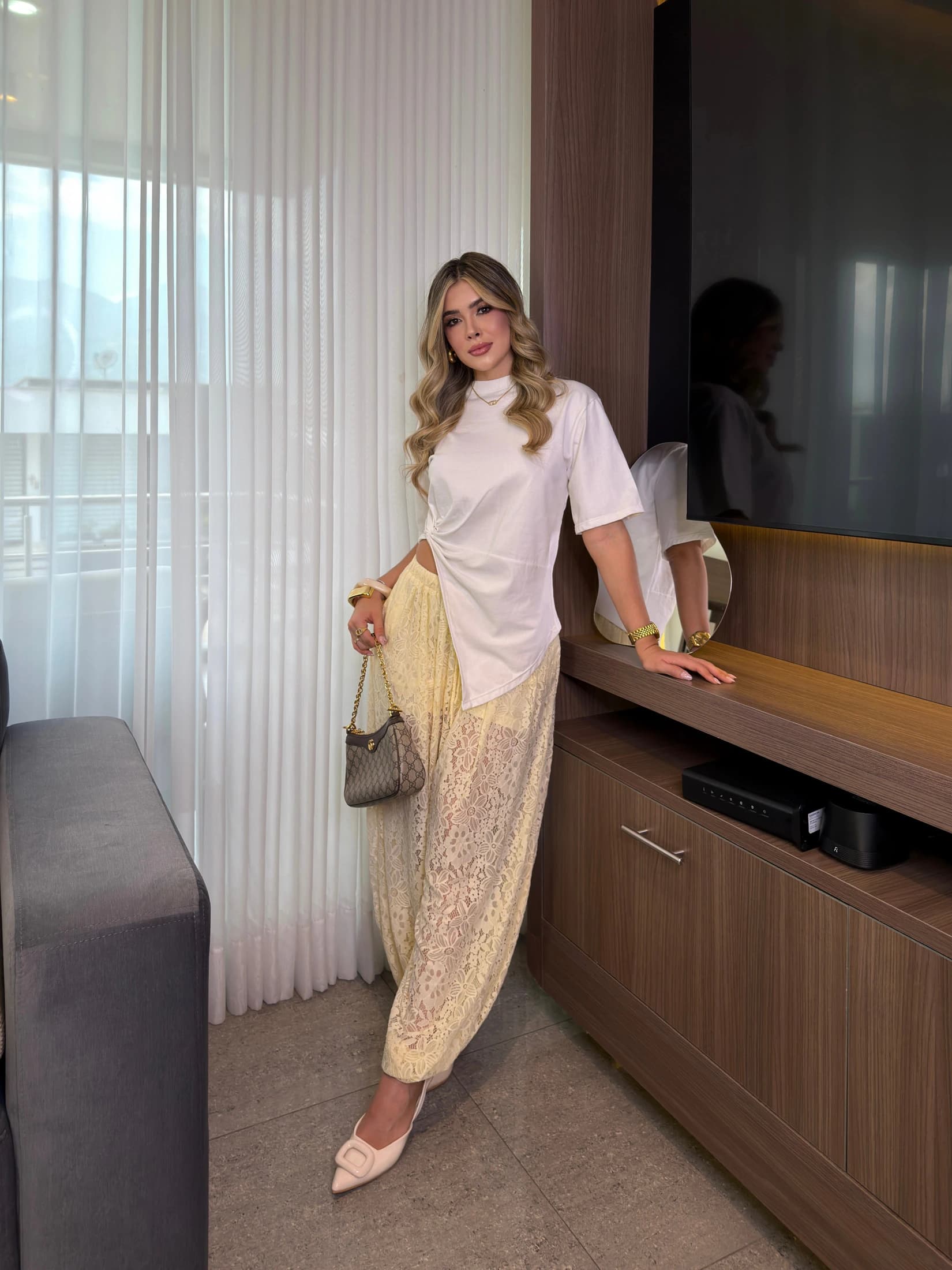 PANTALON NOVA  AMARILLO - imagen 3