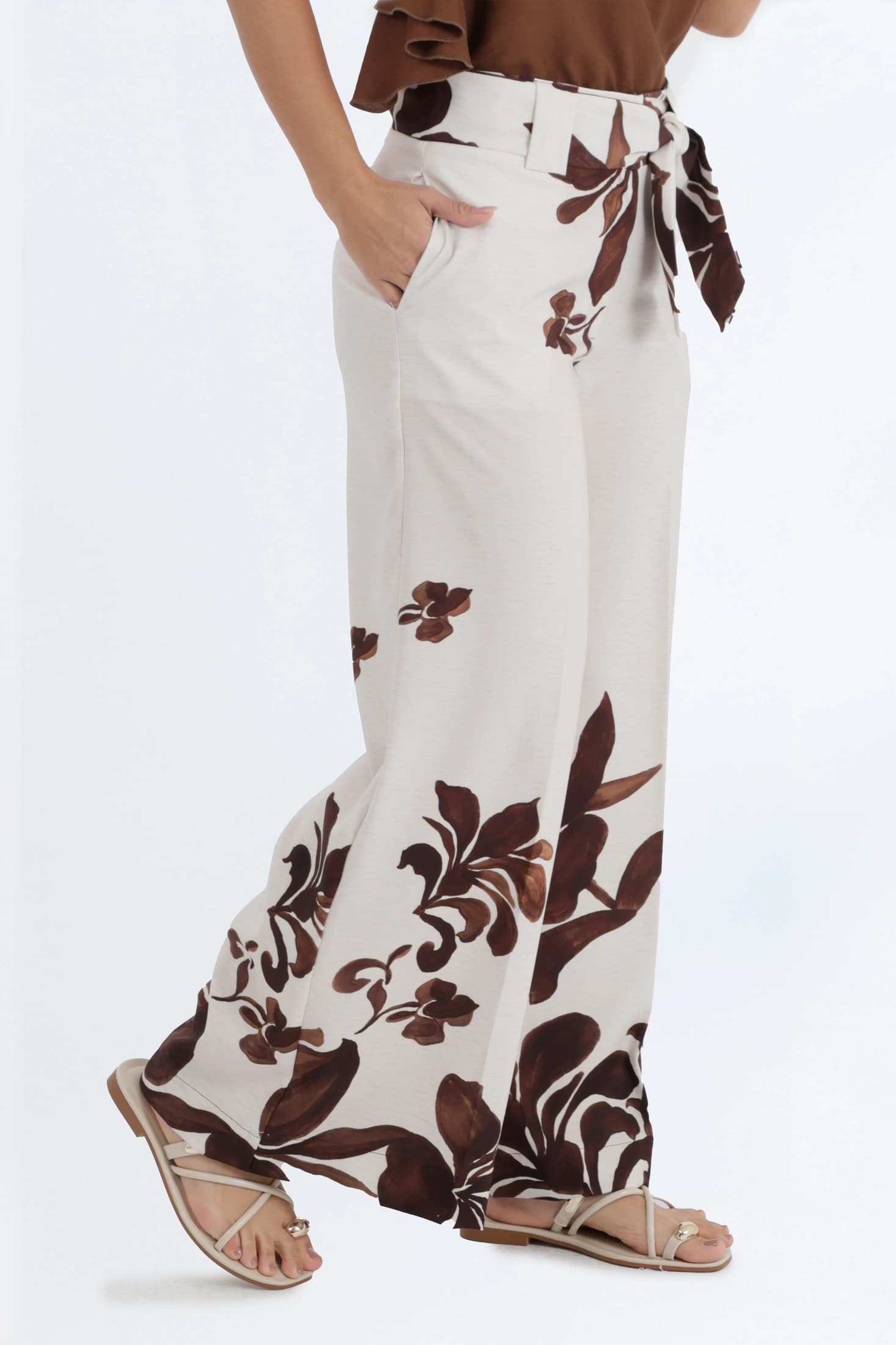 PANTALON ESTAMPADO CENEFA PARA MUJER 1196426 - imagen 4