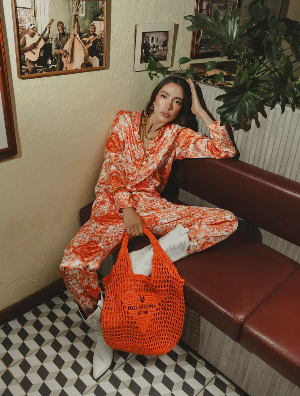 MOCHILA PLAYERA TANGERINE - imagen 1