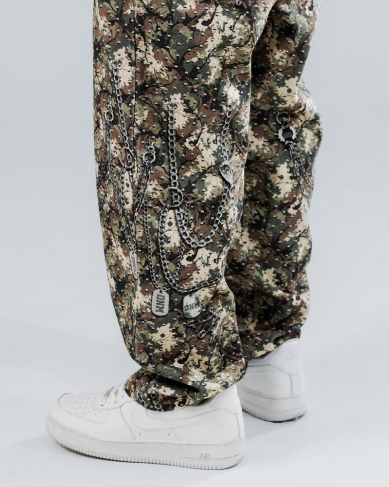 Jean Baggy Camuflado con Cadenas - imagen 4