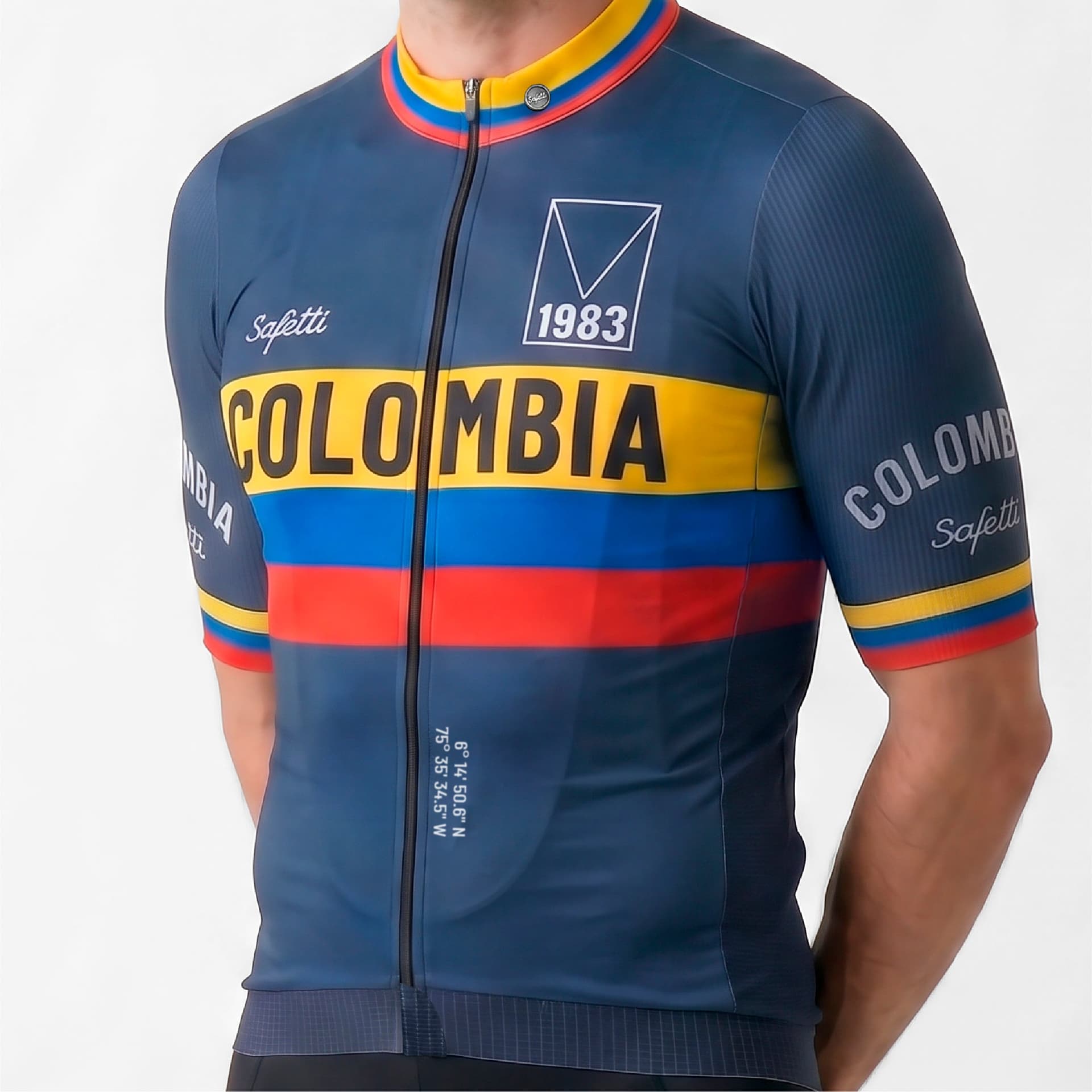 CAMISA CICLISMO MANGA CORTA COLOMBIA VARTA 26 PARA HOMBRE - imagen 4