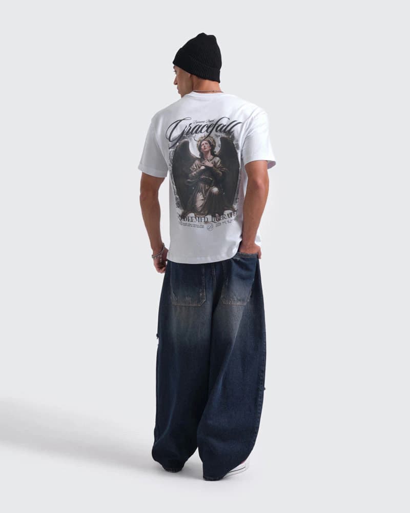 Camiseta Blanca Slim Fit Gracefall - imagen 5