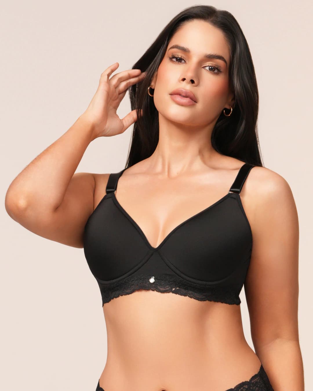 Brasier Copa Entera con Encaje en la Base y Soporte Cómodo Ref. 421 - imagen 1