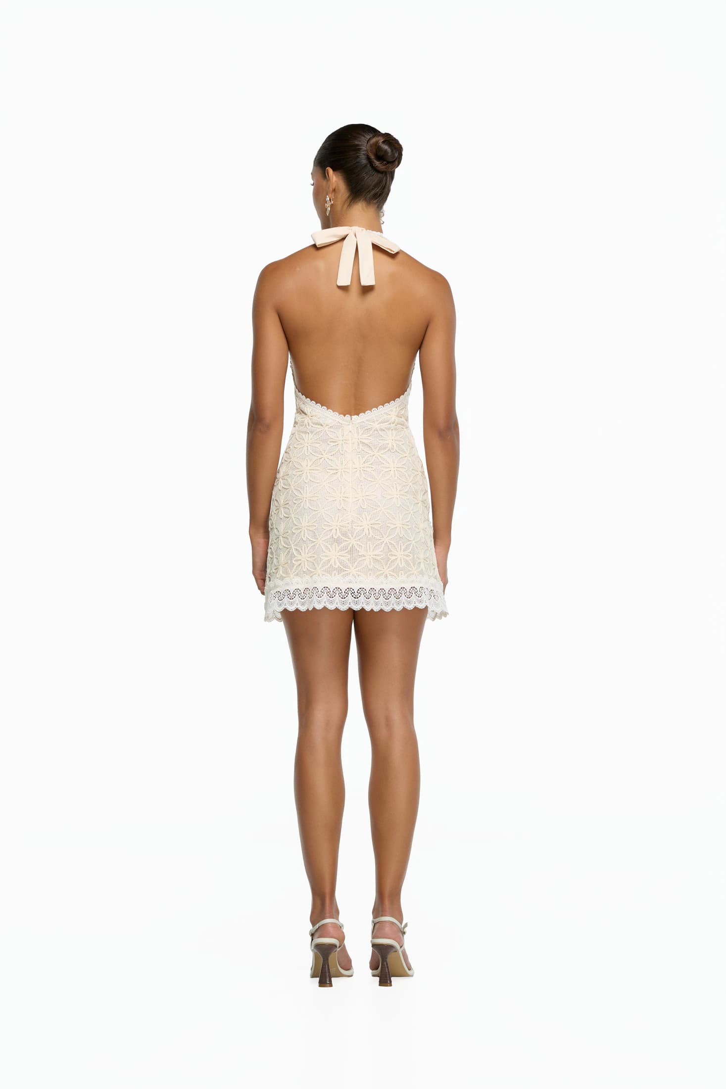 SOLEIA MINI DRESS CREAM - imagen 3