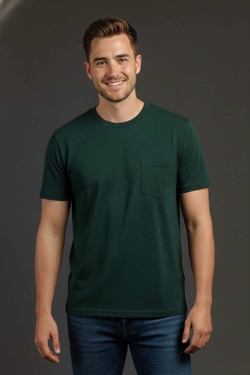 Camiseta Cuello Redondo con Bolsillo - imagen 18