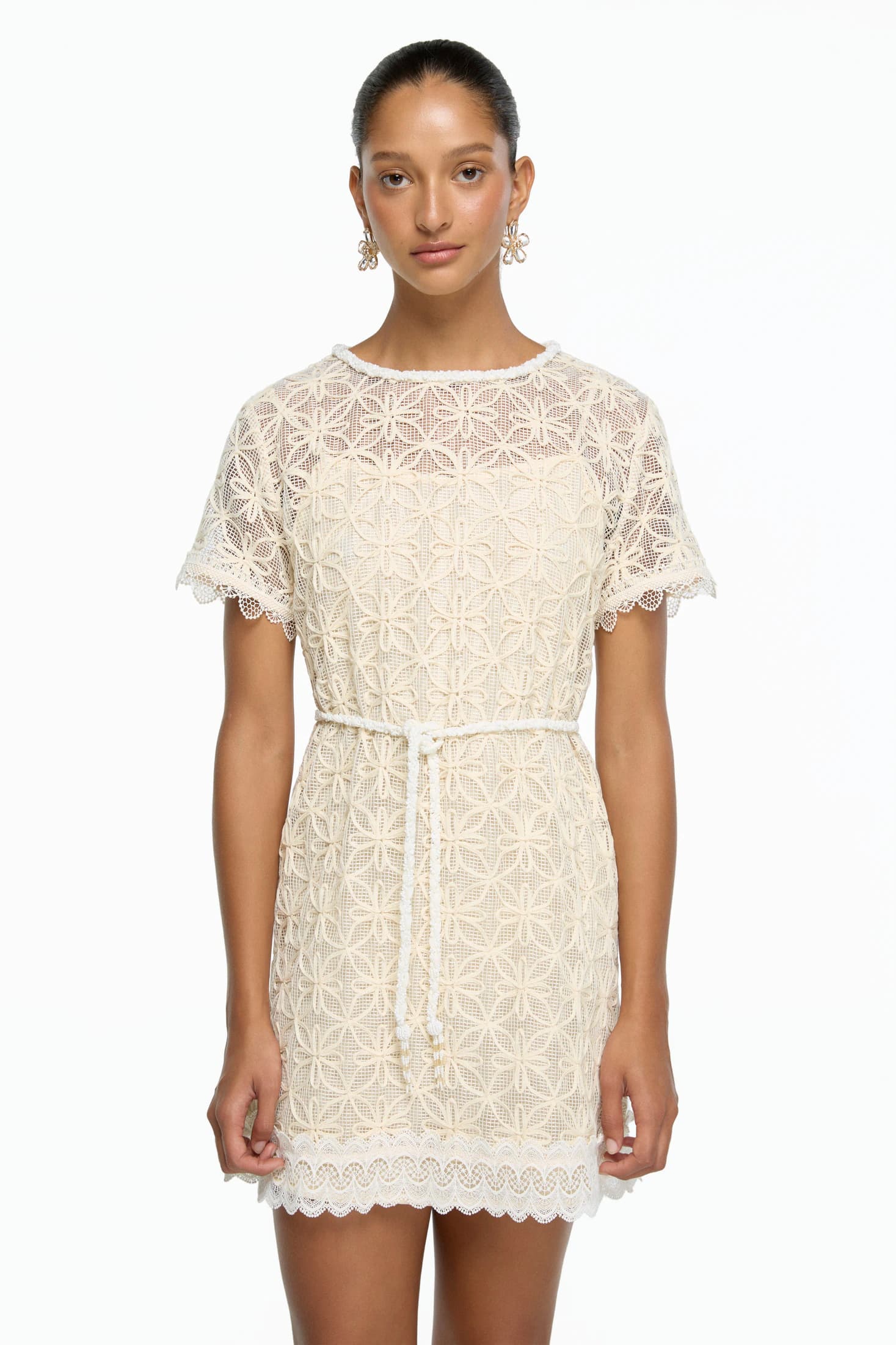 KAELA MINI DRESS CREAM - imagen 4