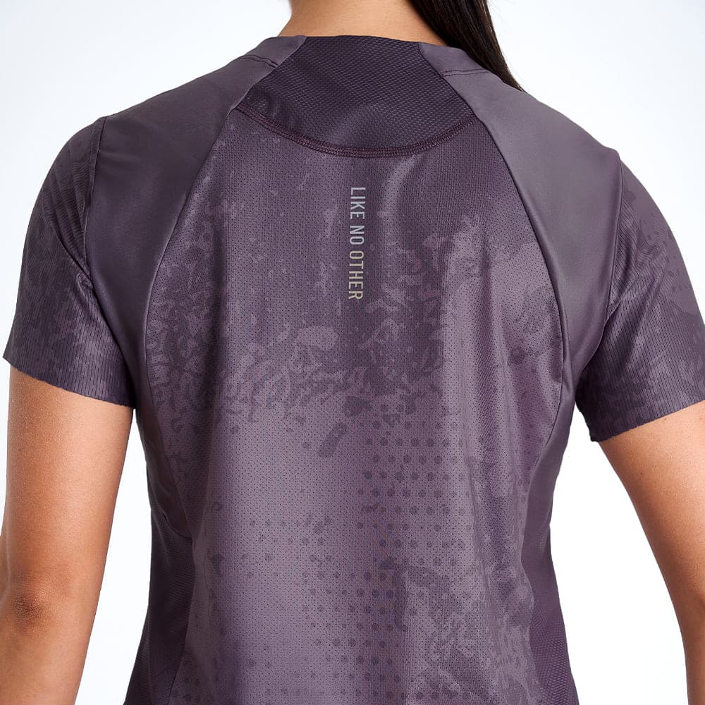 CAMISETA RUNNING/PADEL MANGA CORTA CORELIGHT PURPLE PARA MUJER - imagen 4