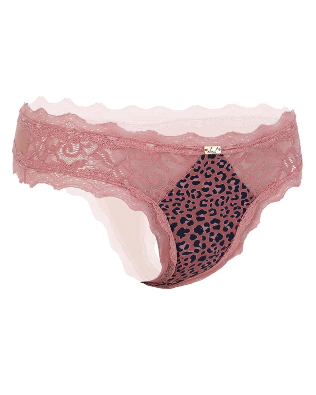 Panty tanga anima print - SHINY ROSA VIEJO: Talla S - imagen 4