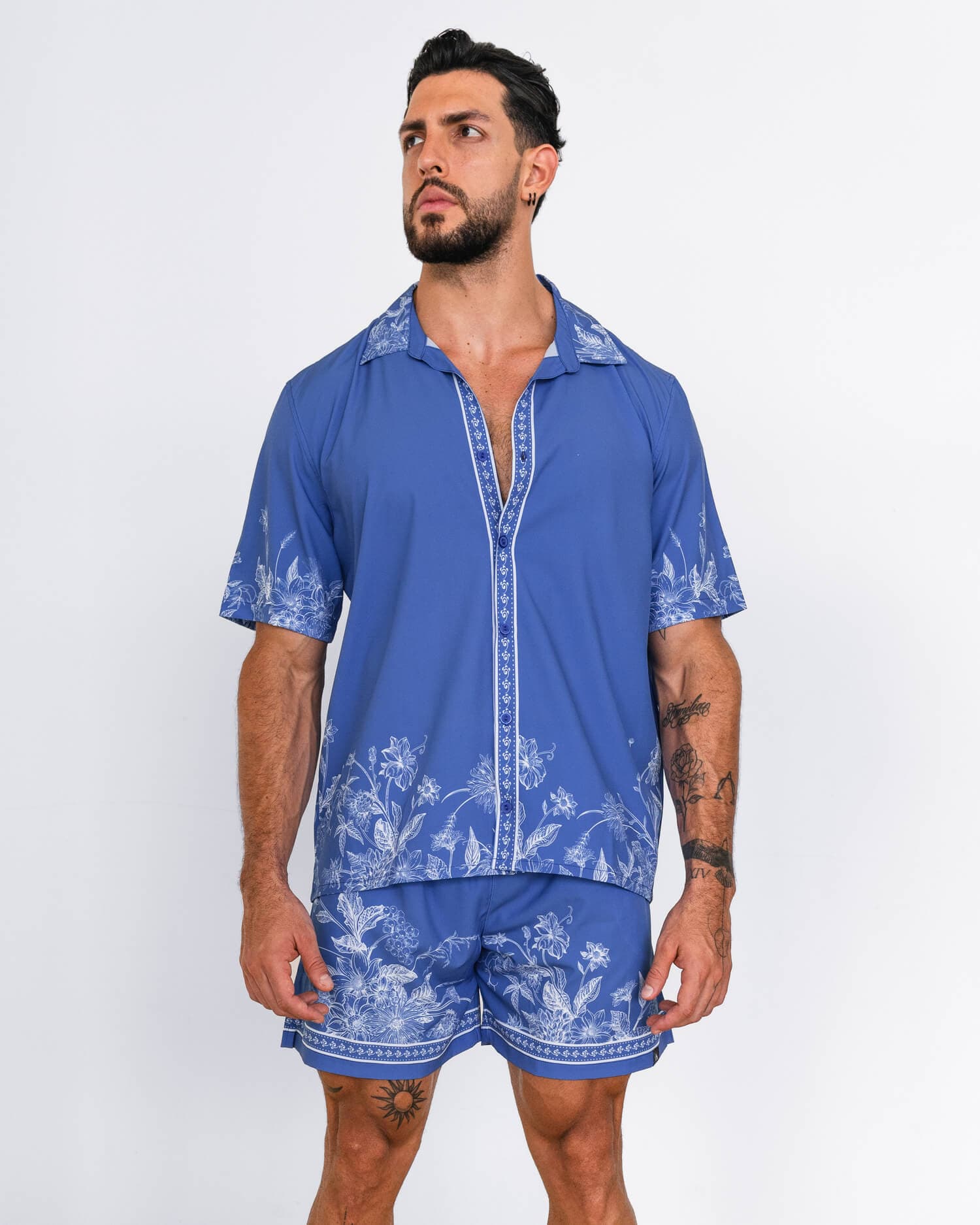 Camisa Seda Santorini