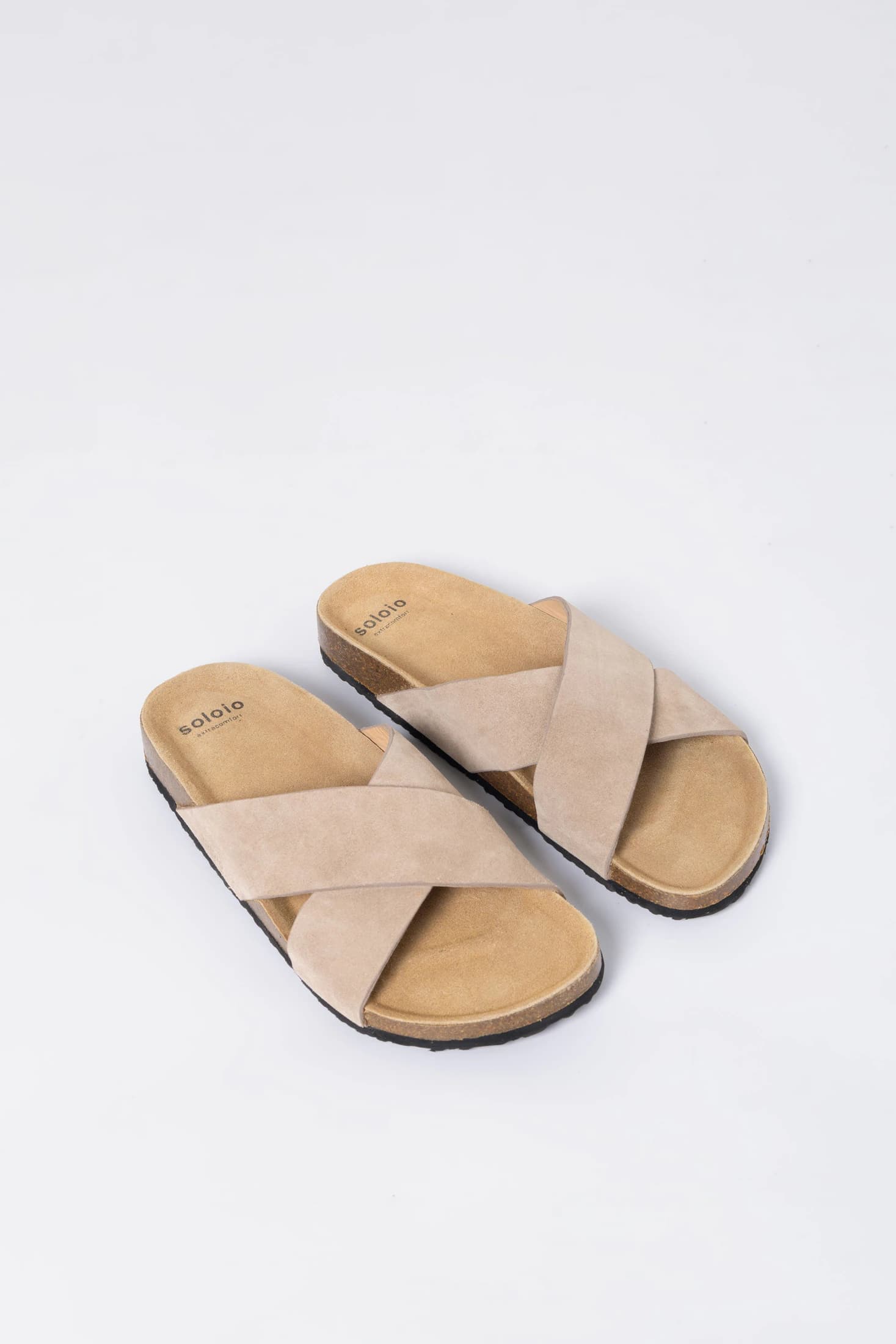 Men's crossed stone sandal - imagen 1