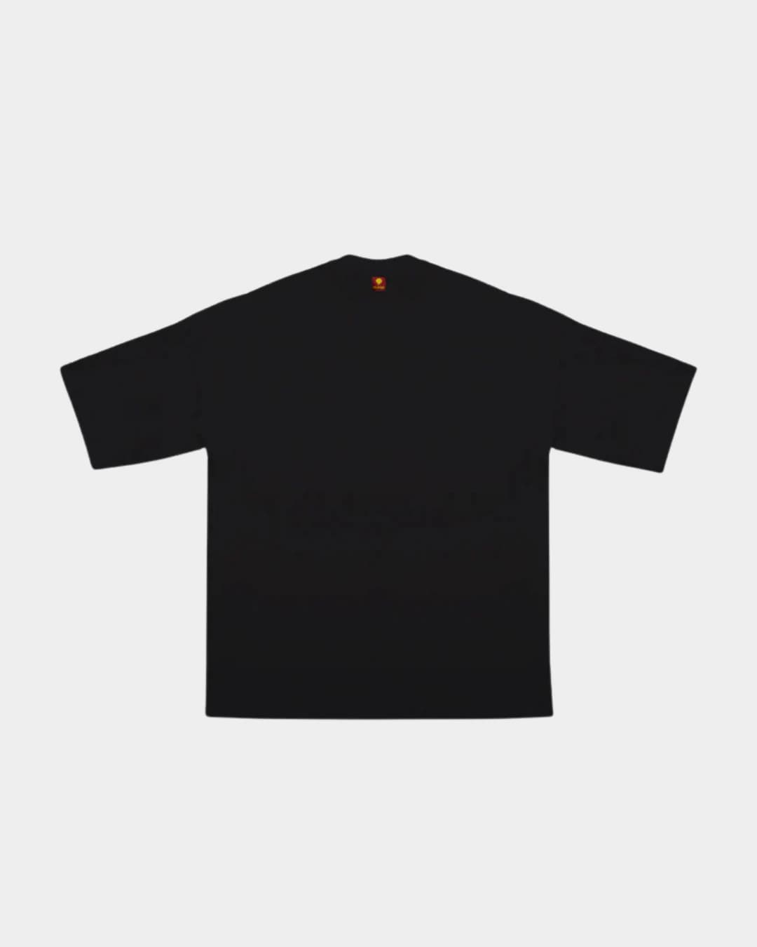 CAMISETA BLOCK BLANCO SOBRE NEGRO REGULAR FIT - imagen 2