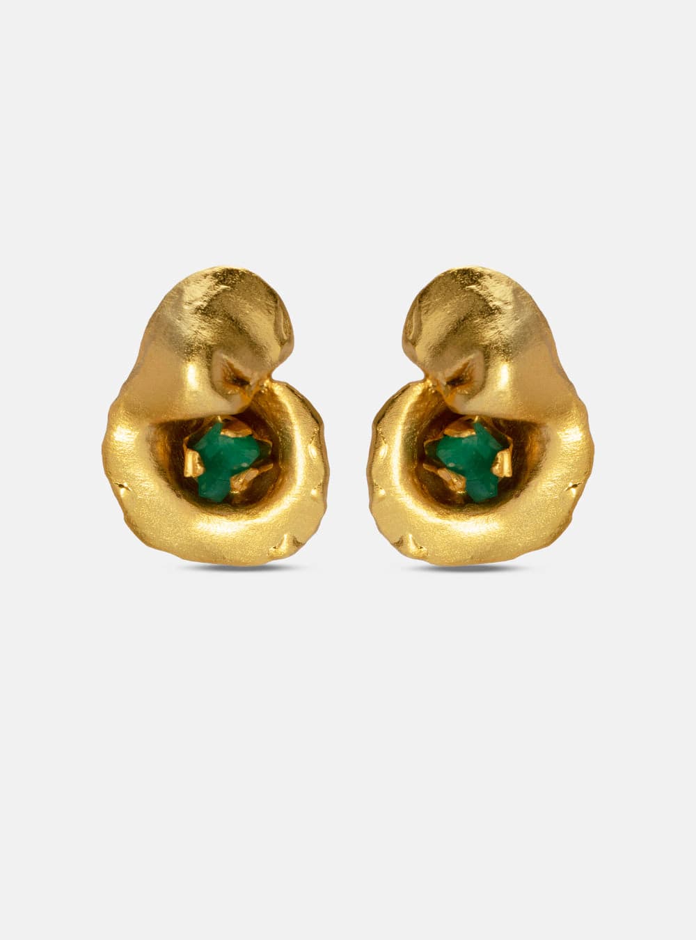 Aretes Fiba Esmeralda - imagen 1