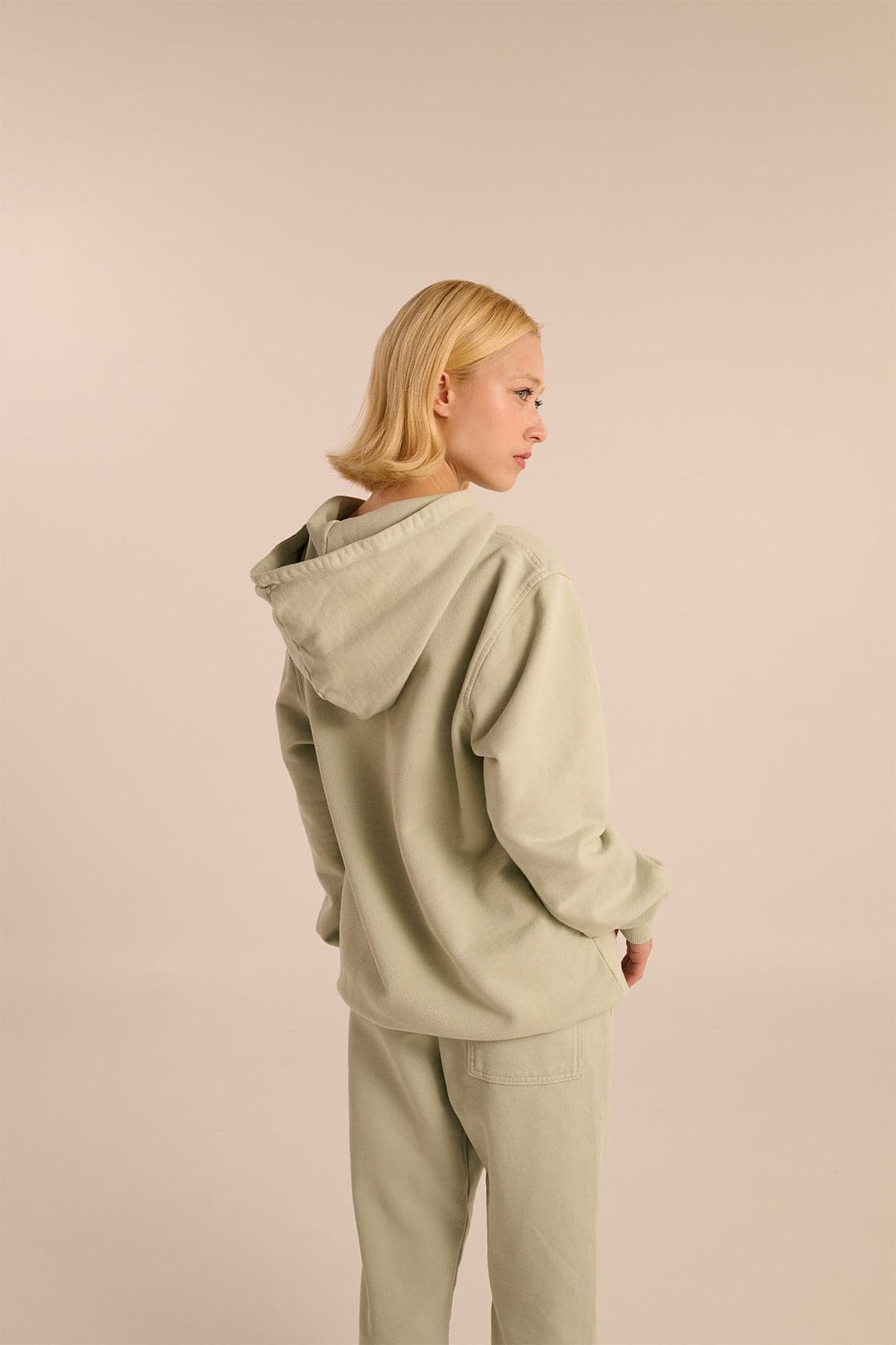 CORE HOODIE LIGHT GREEN - imagen 5