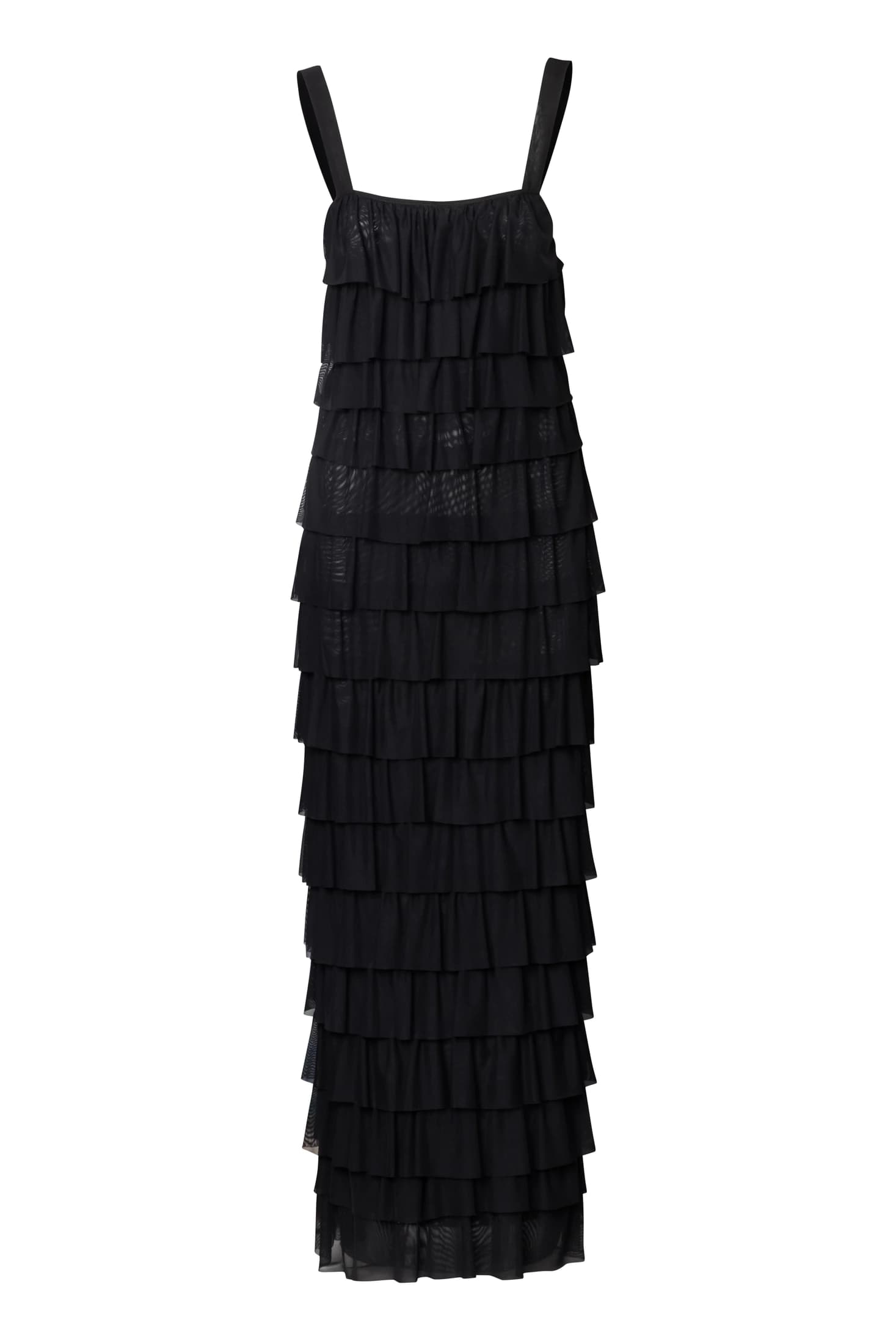 Ruffled Tulle Evening Gown - imagen 2