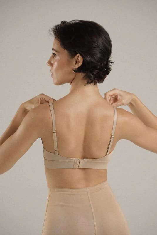 Square Bralette Mocha - imagen 3