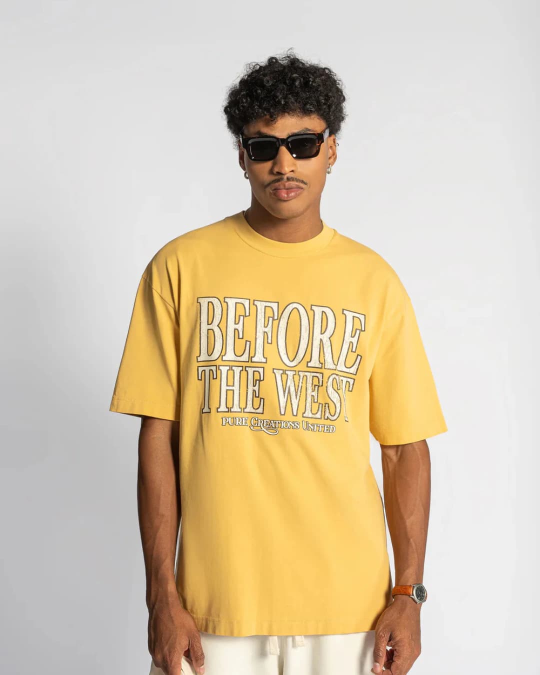 BEFORE THE WEST MUSTARD T-SHIRT - imagen 4
