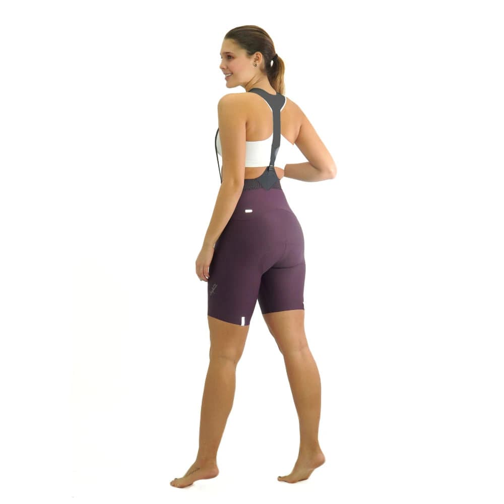PANTALONETA CICLISMO TOSCANA 2.0 VINO PARA MUJER - imagen 2