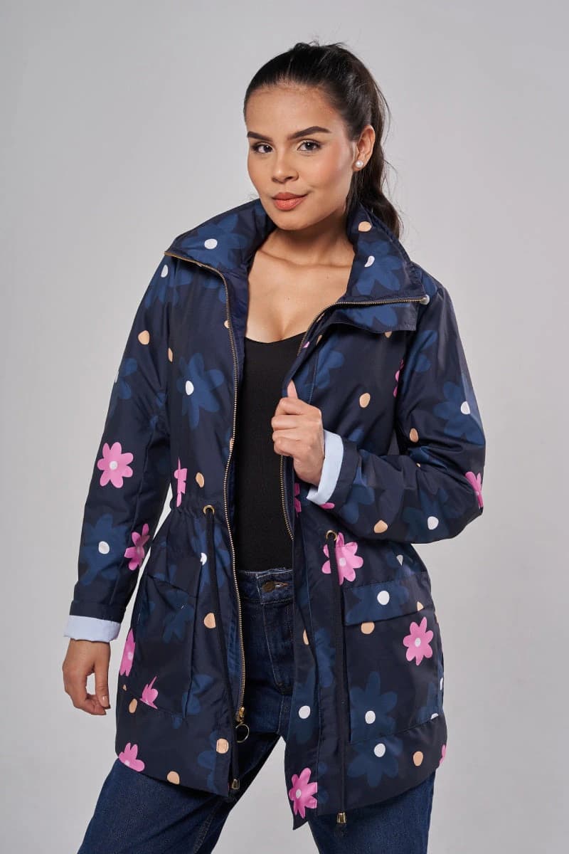 Parka Classic Maxiflor Azul - imagen 2
