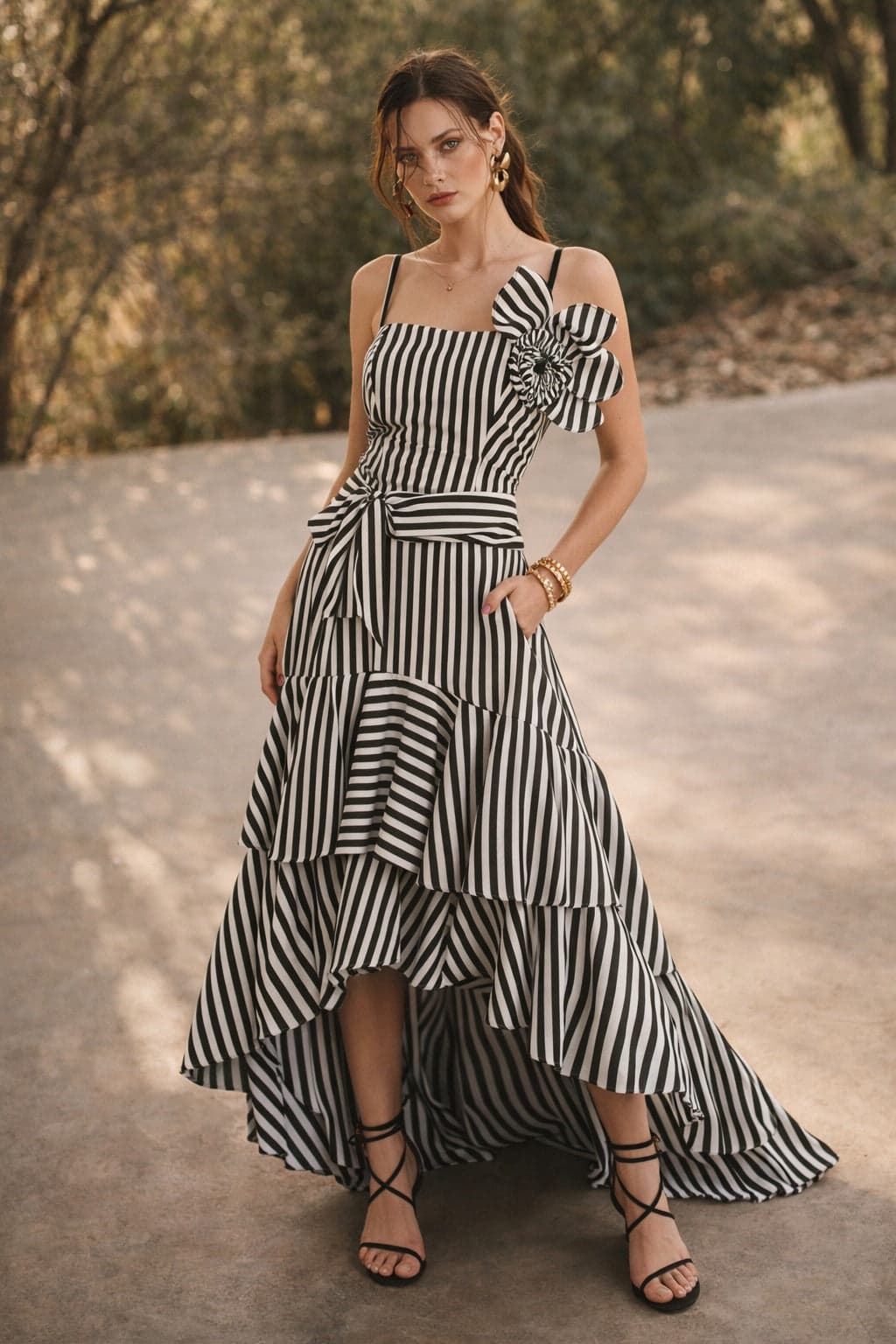 Top Berlim Rayas Negro - imagen 1