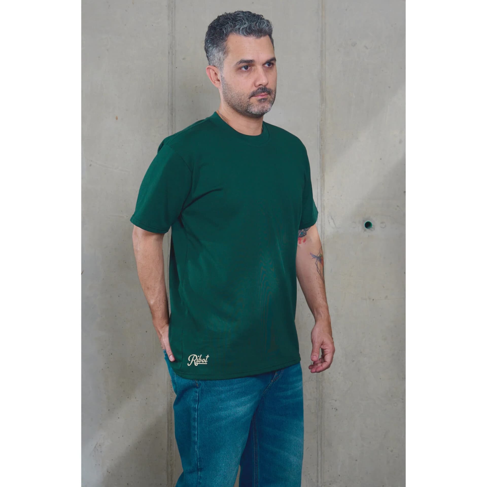 Camiseta Classic 250gr Verde Pino - imagen 1