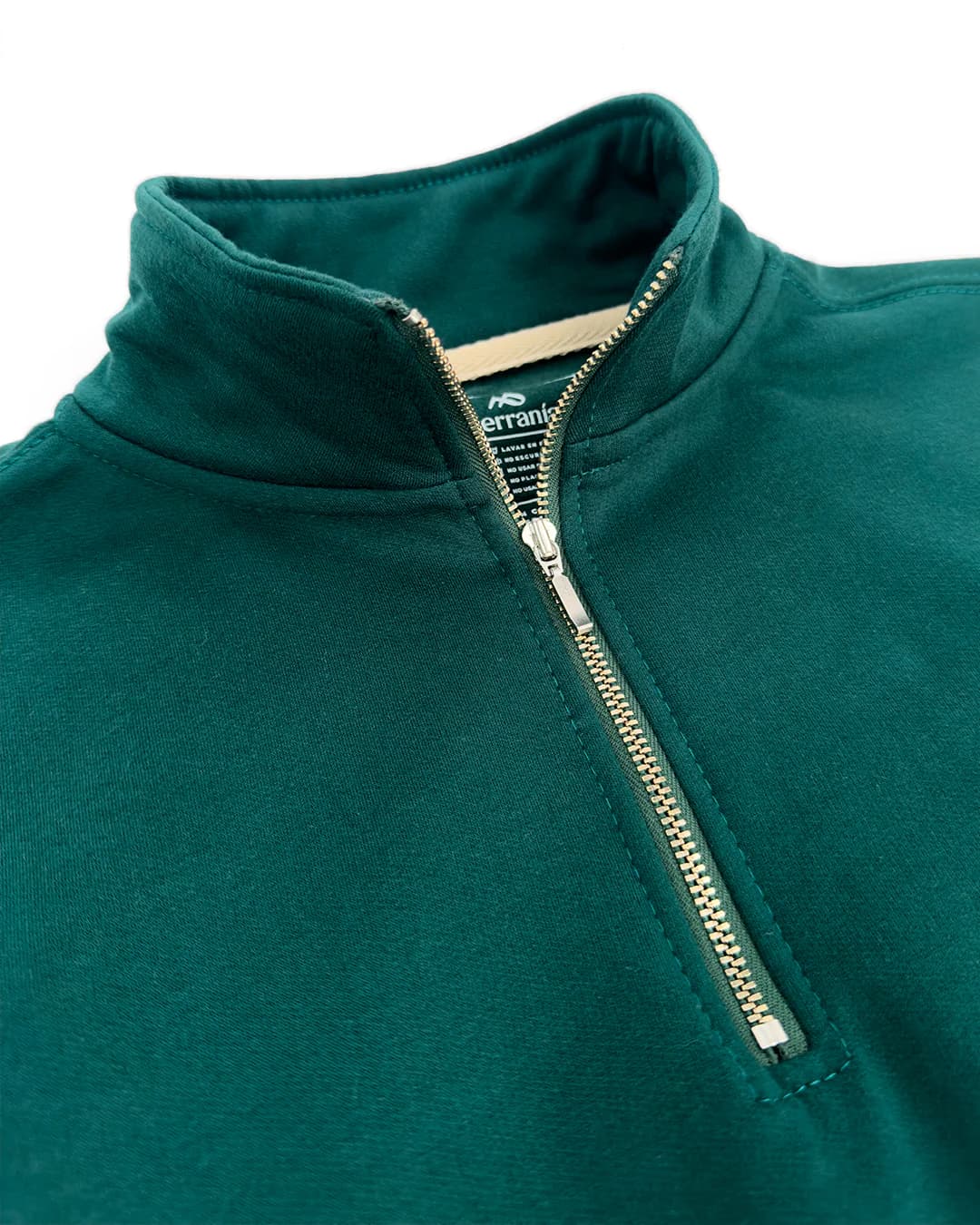 Buzo Cuello alto Mujer Verde Hoja - imagen 3