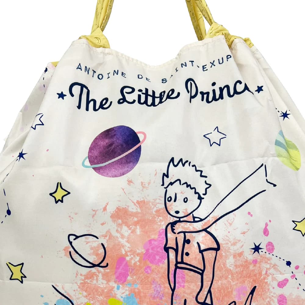 Bolsa Ecologica Para Mujer Principito En Tela Anfluído Plegable - imagen 6
