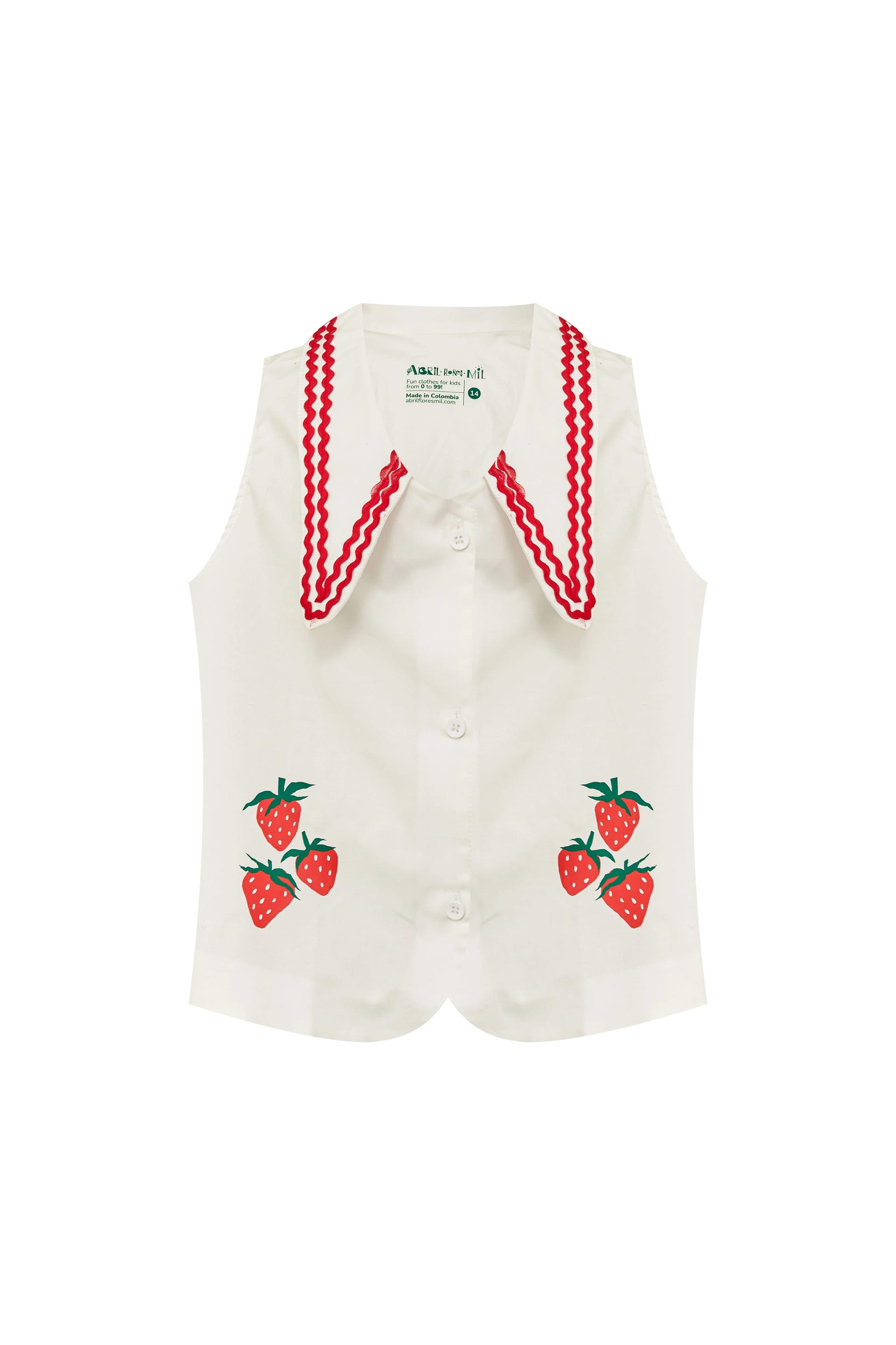 Camisa Fresas Marinera Adulto - imagen 4