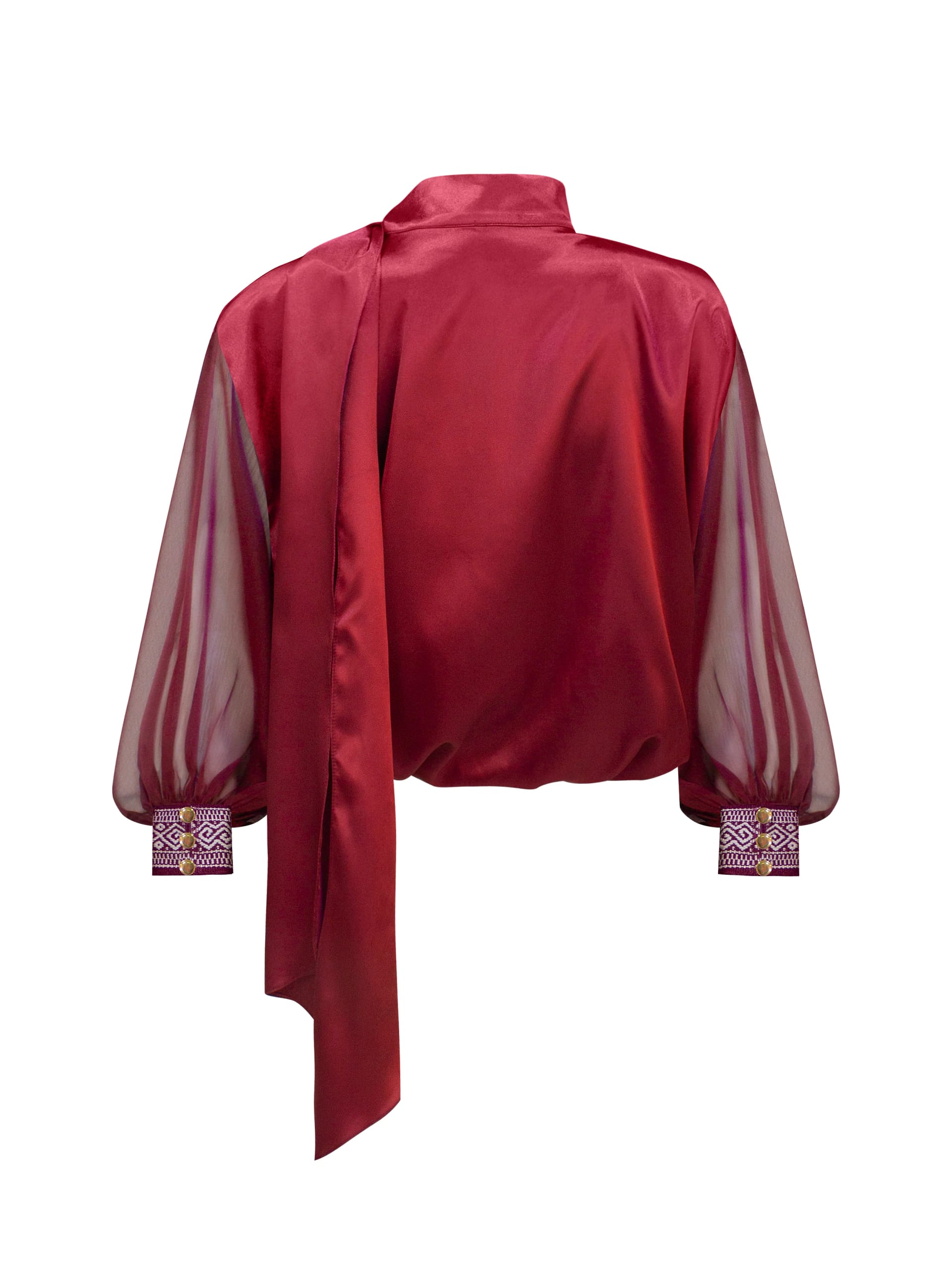 Blusa Chiffon Brisa DE Vino - imagen 5