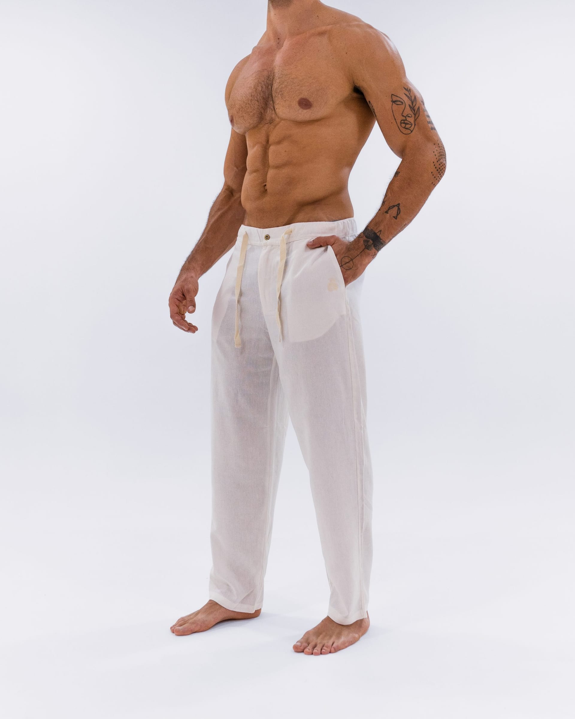 Pantalón Lino Ivory - imagen 2