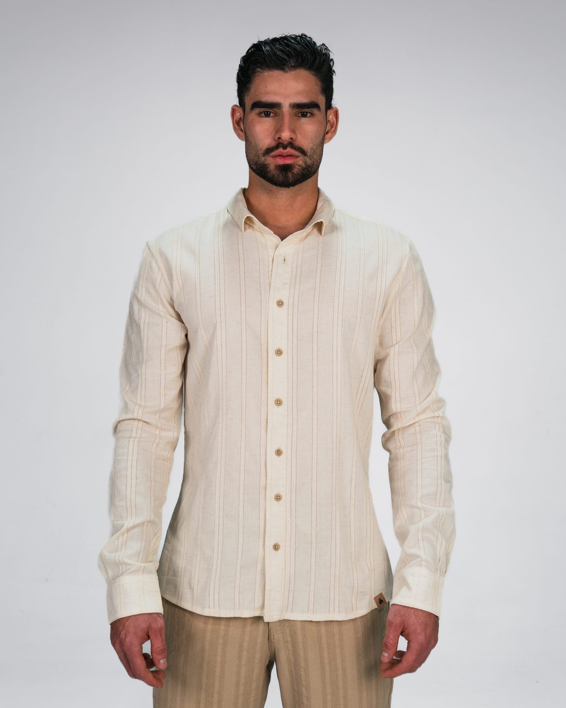 Camisa Artesana Beige - imagen 5