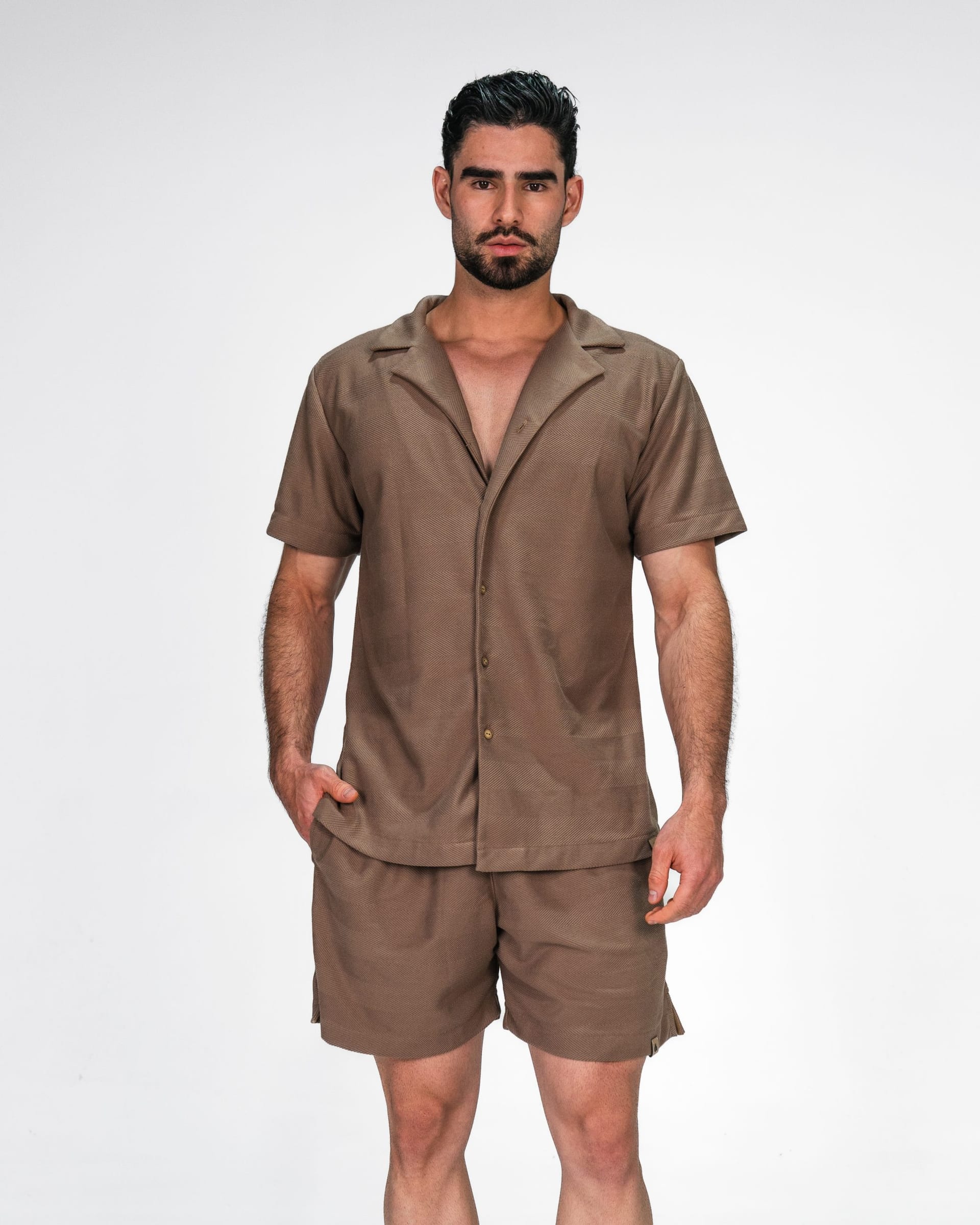 Camisa Costera Café - imagen 1