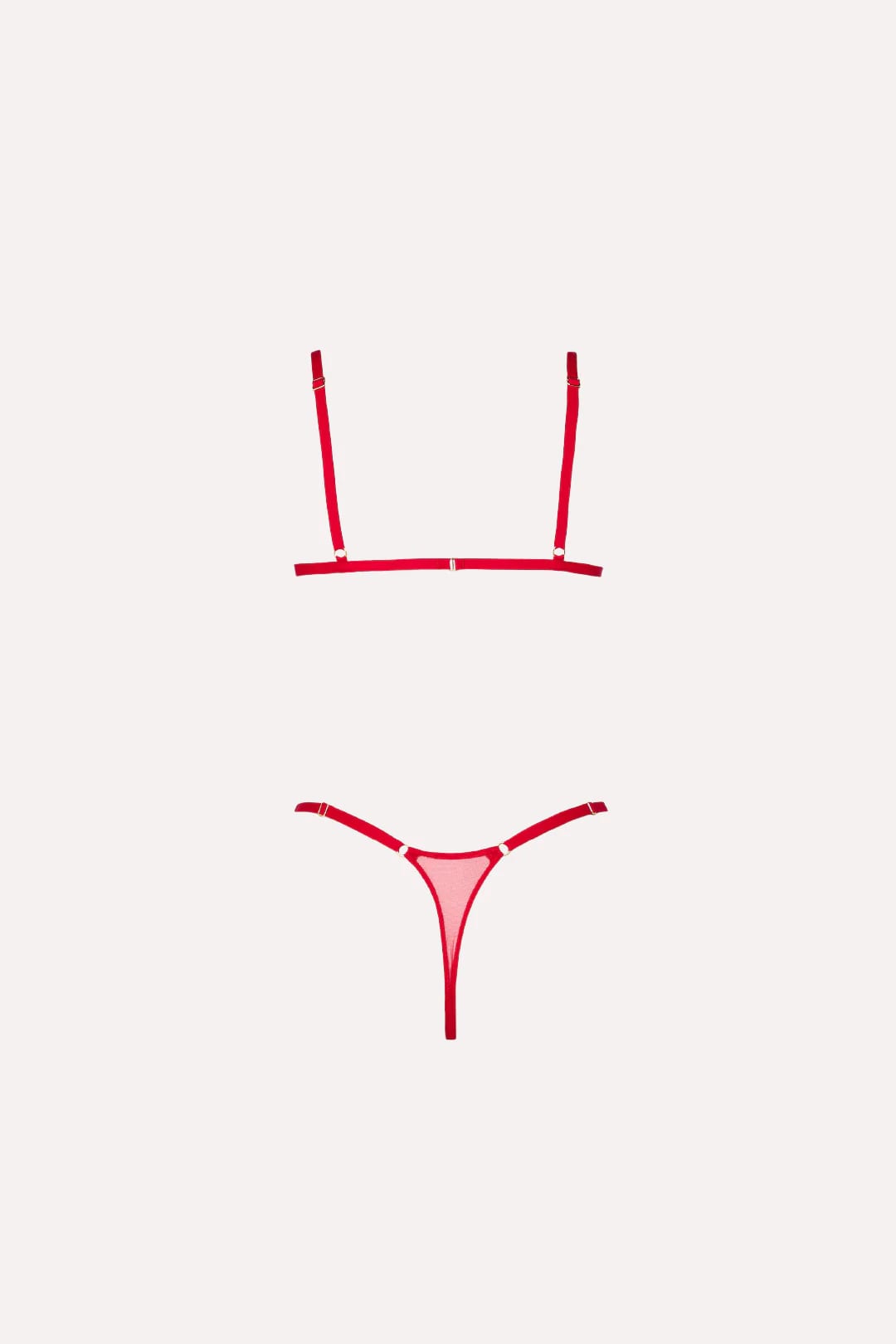 SET VOILE ROJO CEREZA - imagen 6