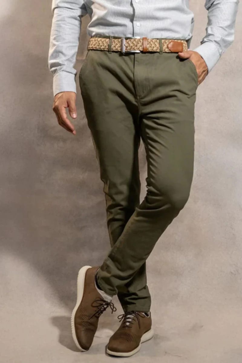 Pantalon Elastico Verde Claro - imagen 9