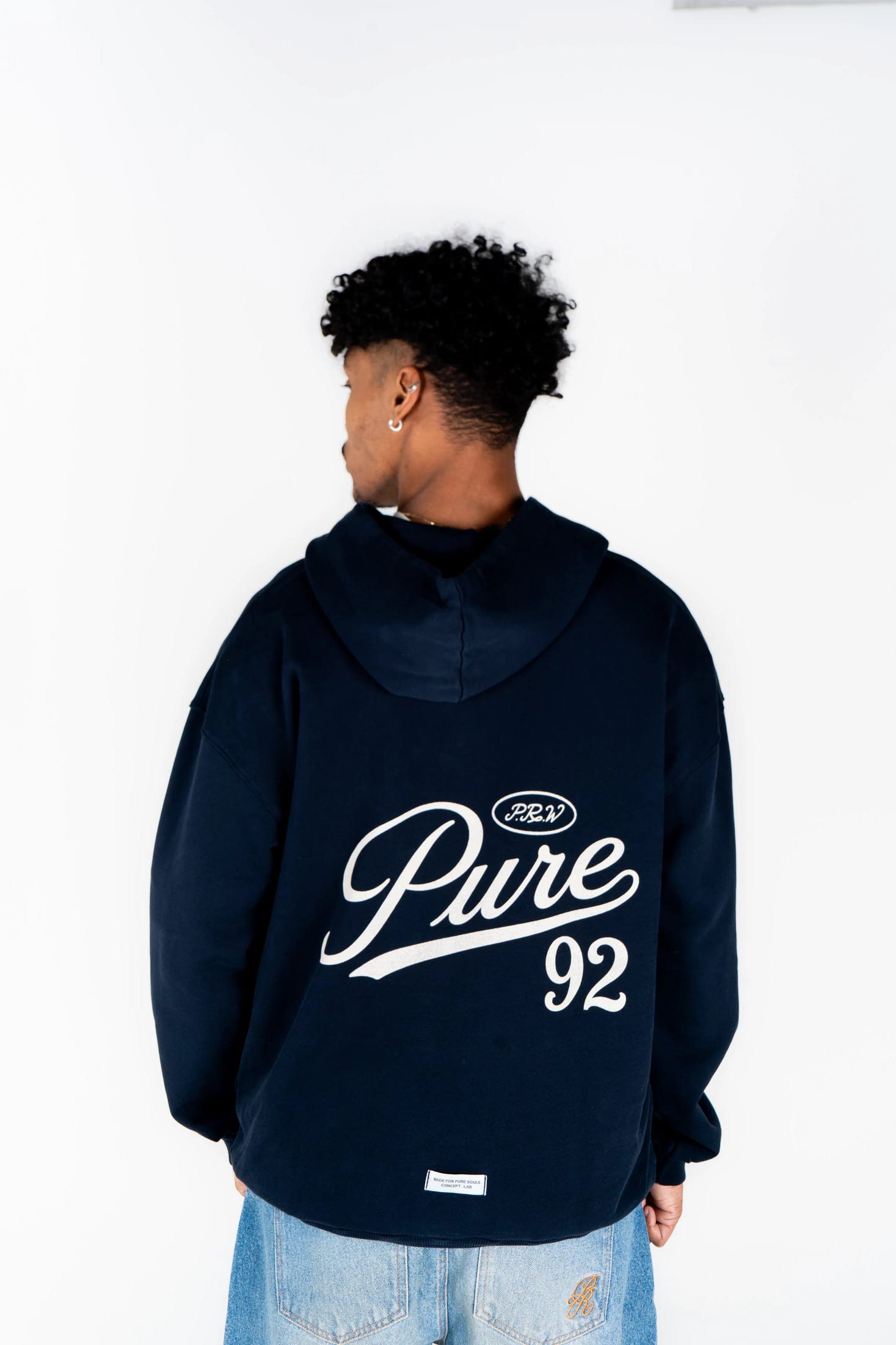Basic Blue Hoodie - imagen 3
