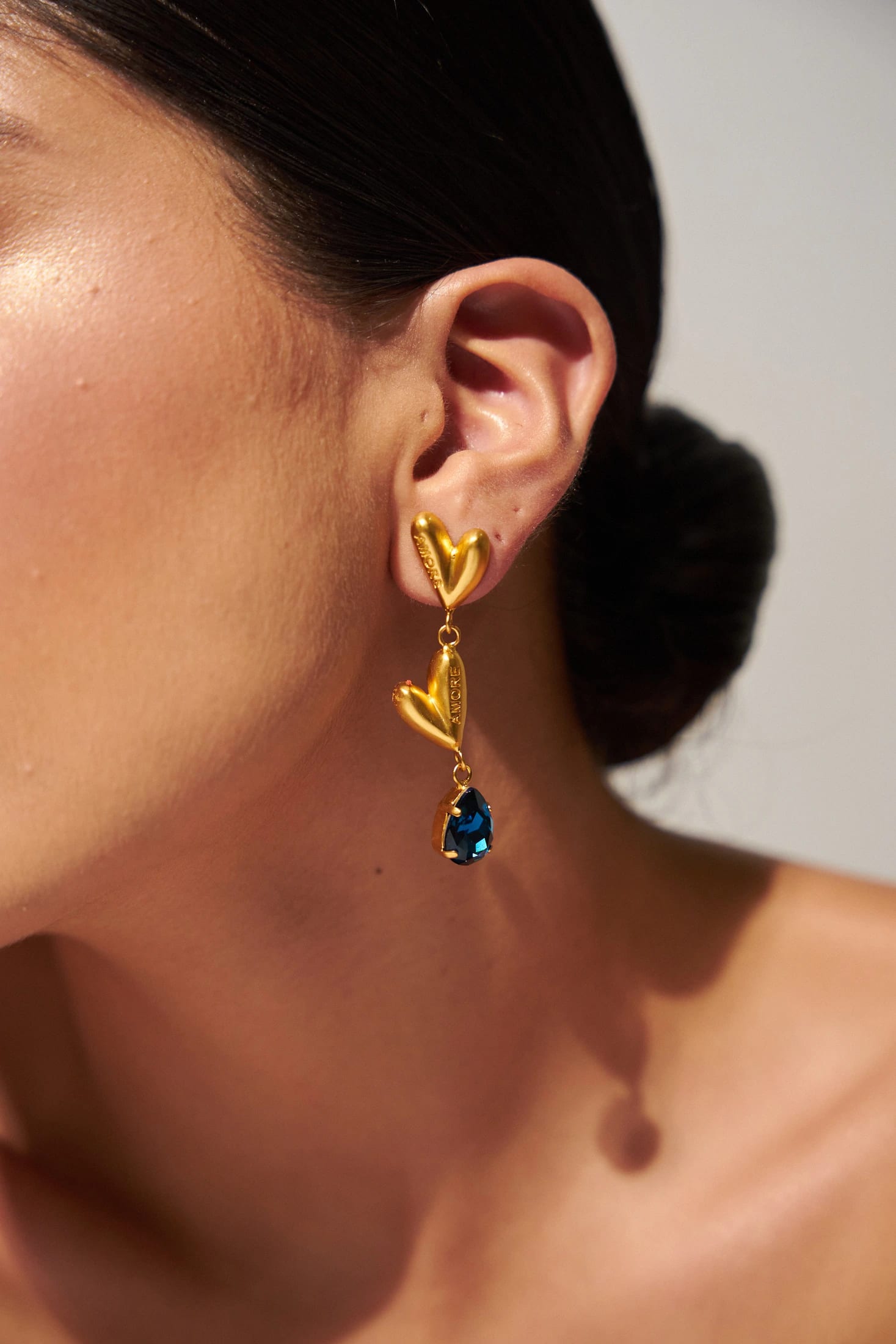Aretes Amore Cristal - imagen 2