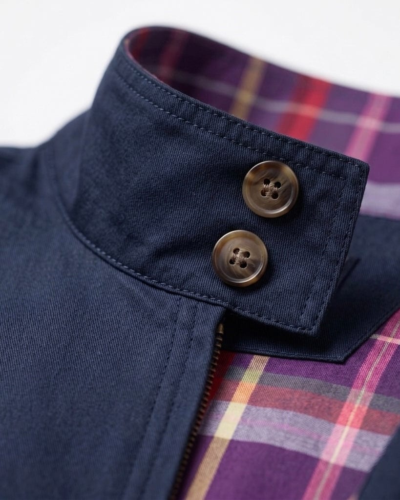 Chaqueta Harrington - Gabardina Azul - imagen 6