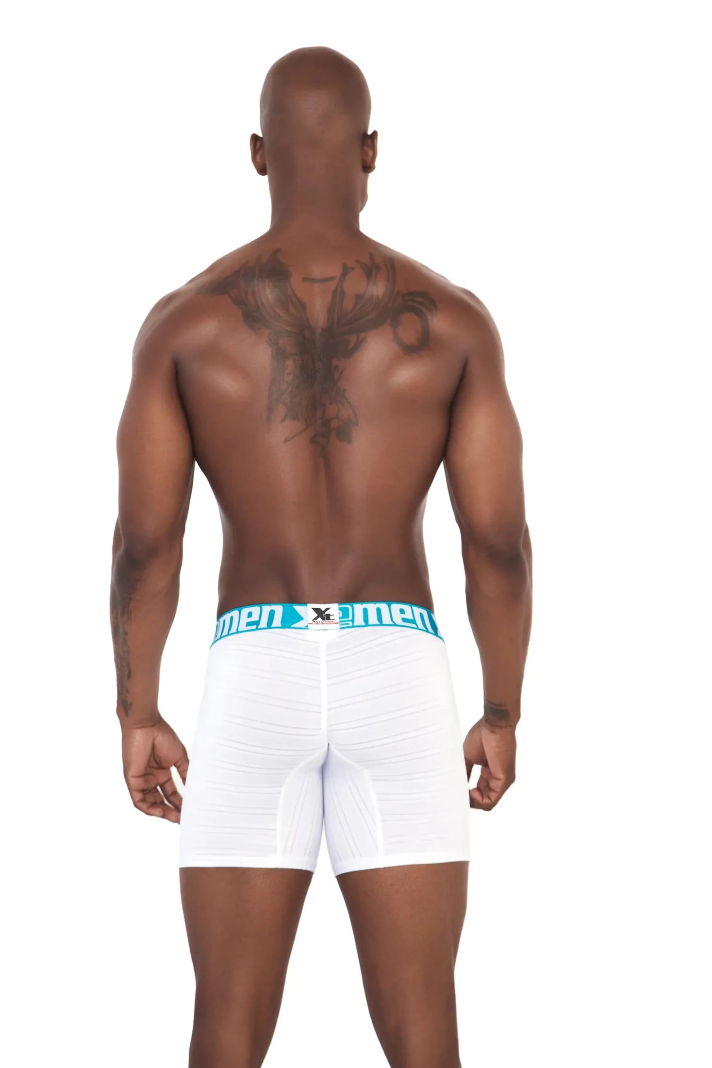 BOXER LARGO MICROFIBRA JACQUARD BLANCO - imagen 1