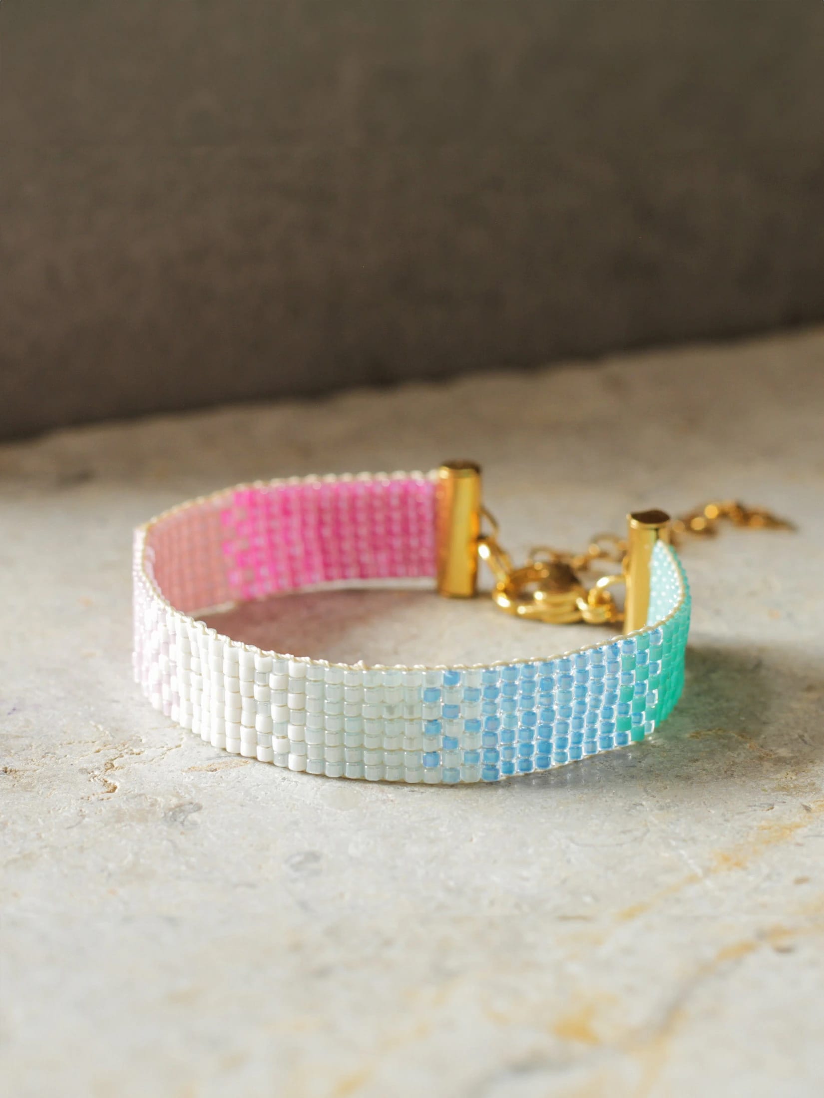 Brazalete Miyuki Coral 7 puntos - imagen 1