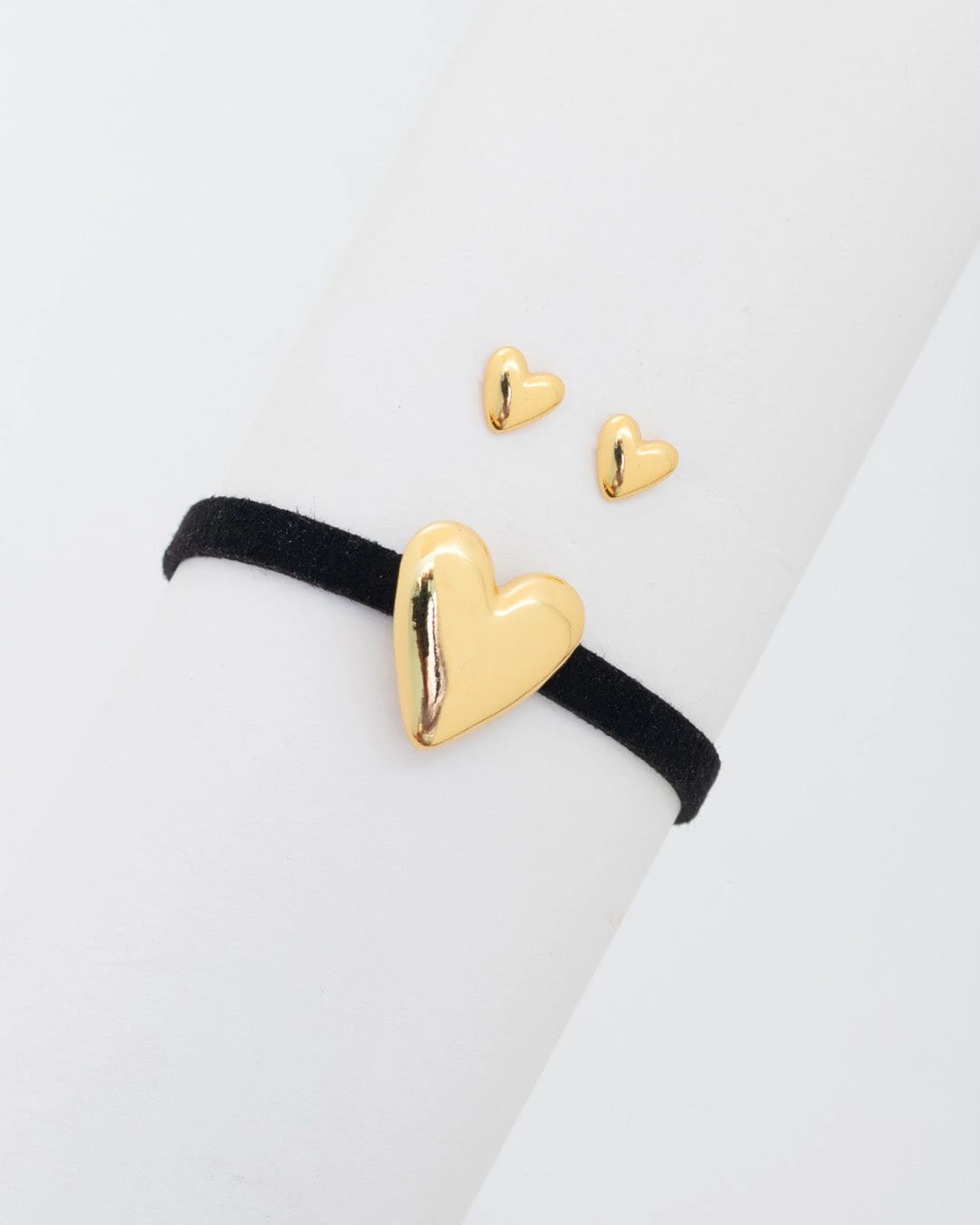 Pulsera Corazón Liso + Aretes - imagen 1