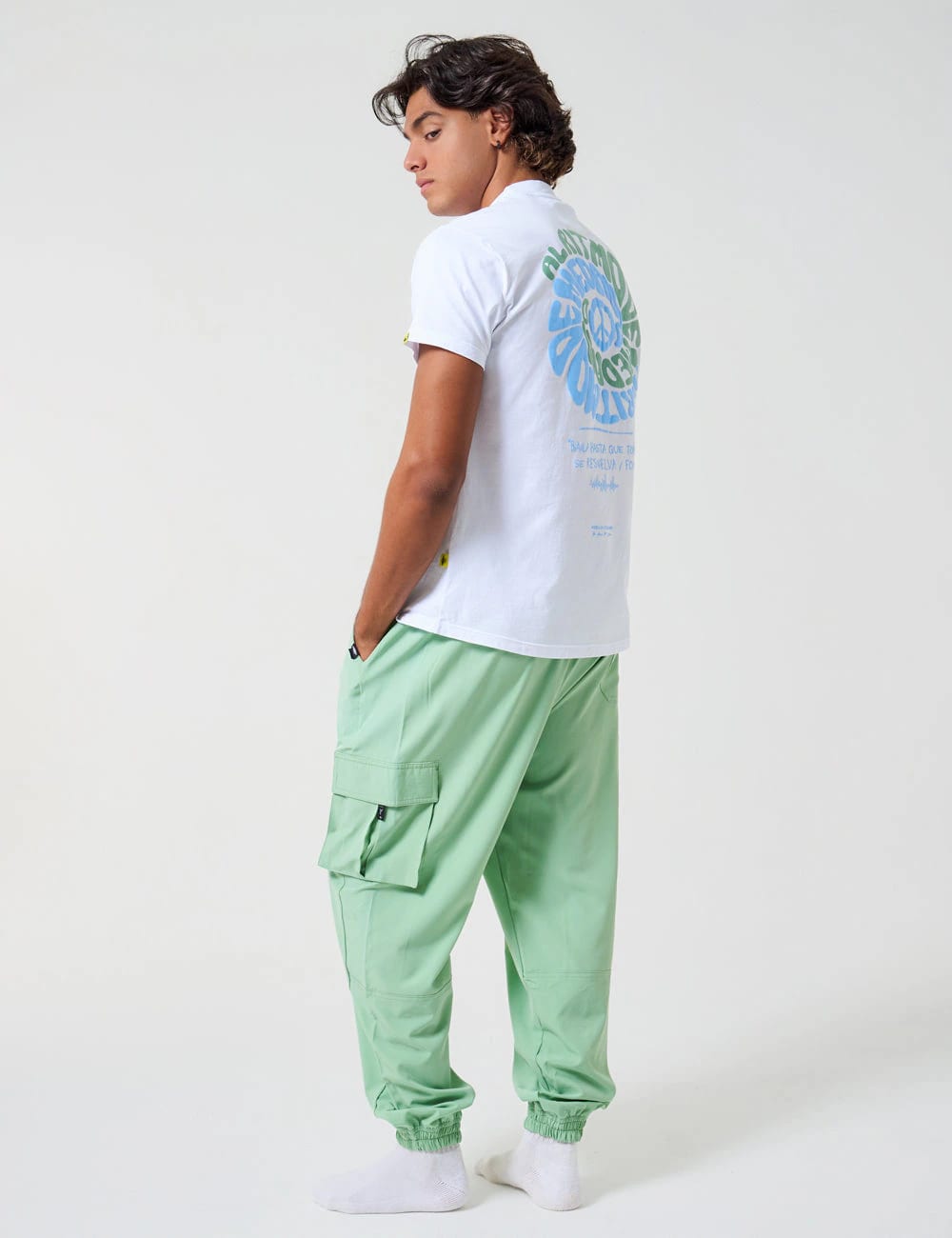 Pantalón Cargo Mycena verde menta Unisex - imagen 2