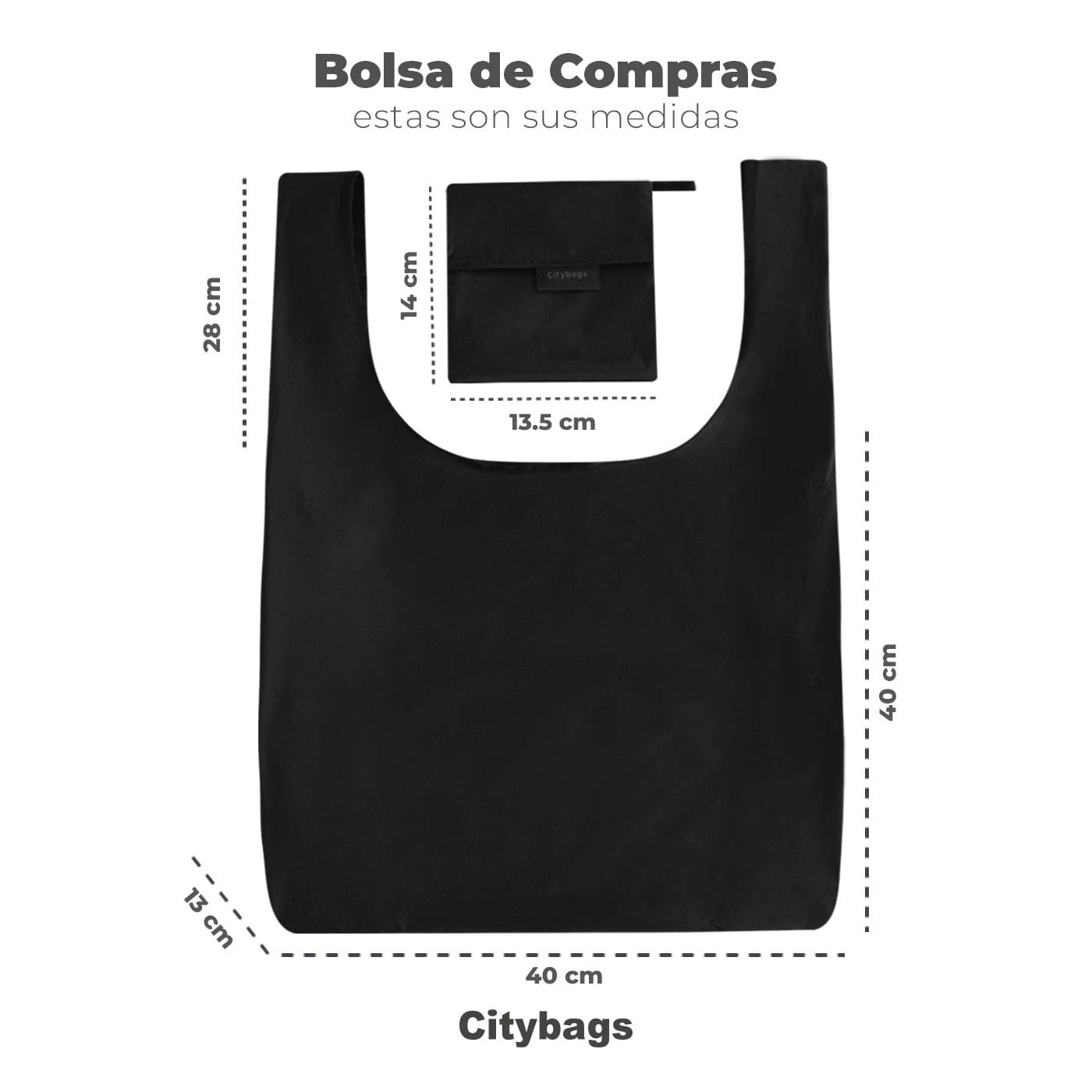 Bolsa Compras Ultra Estampado Blossom Citybags - imagen 4