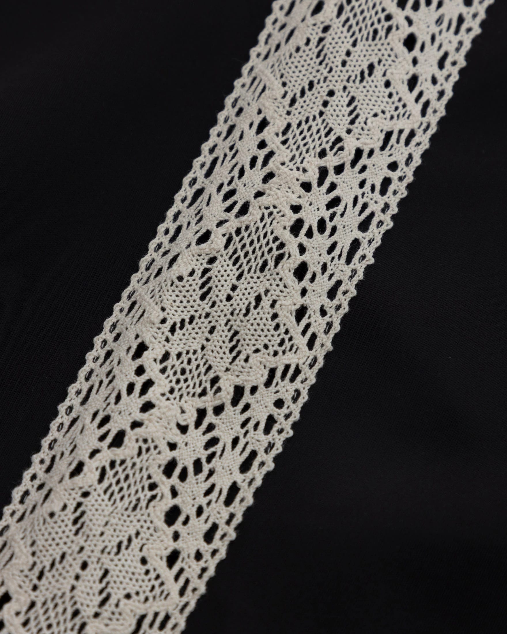 Basics Undgld Lace-panel Track Pants Black - imagen 6