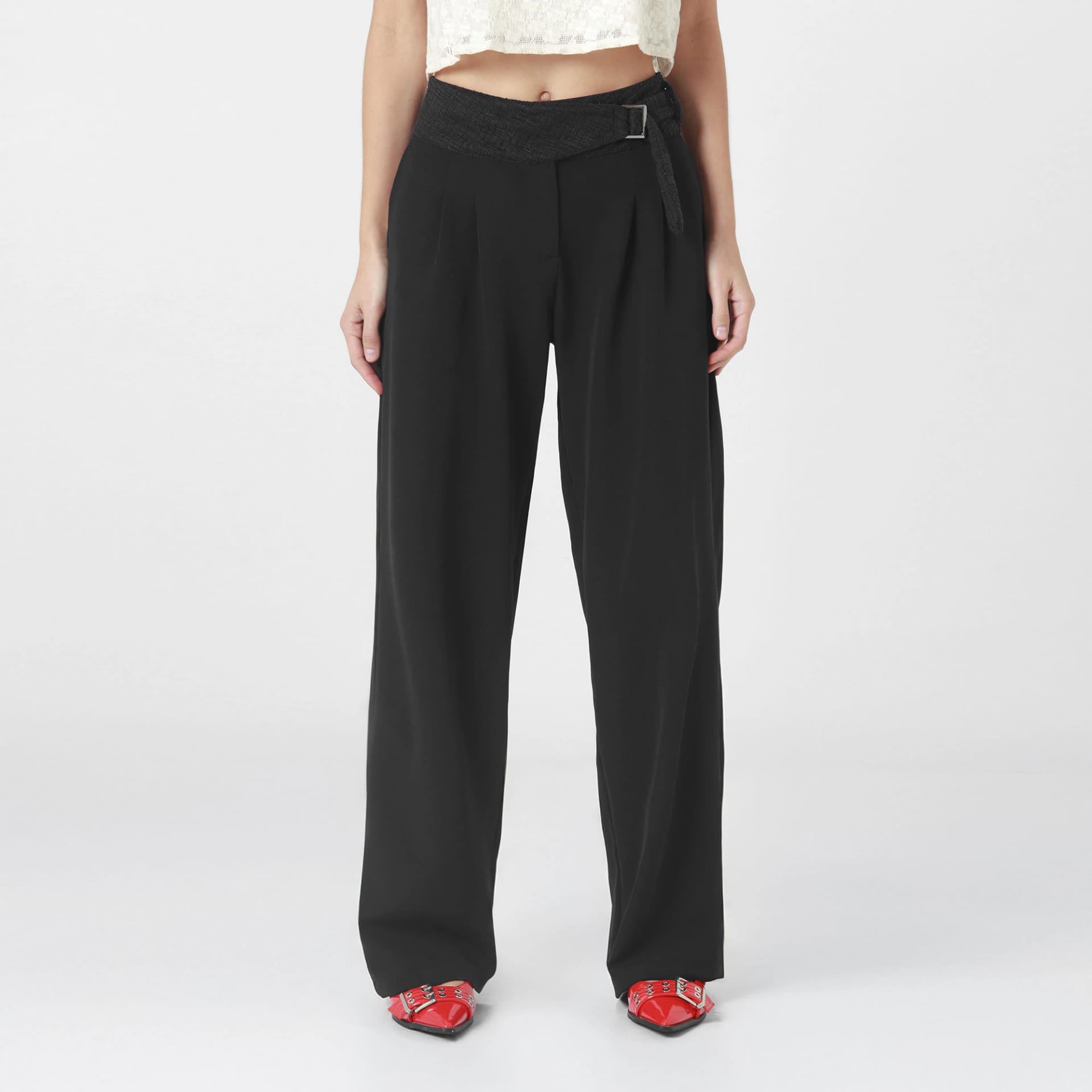 Pantalon Tiro Alto Bota Recta - imagen 6