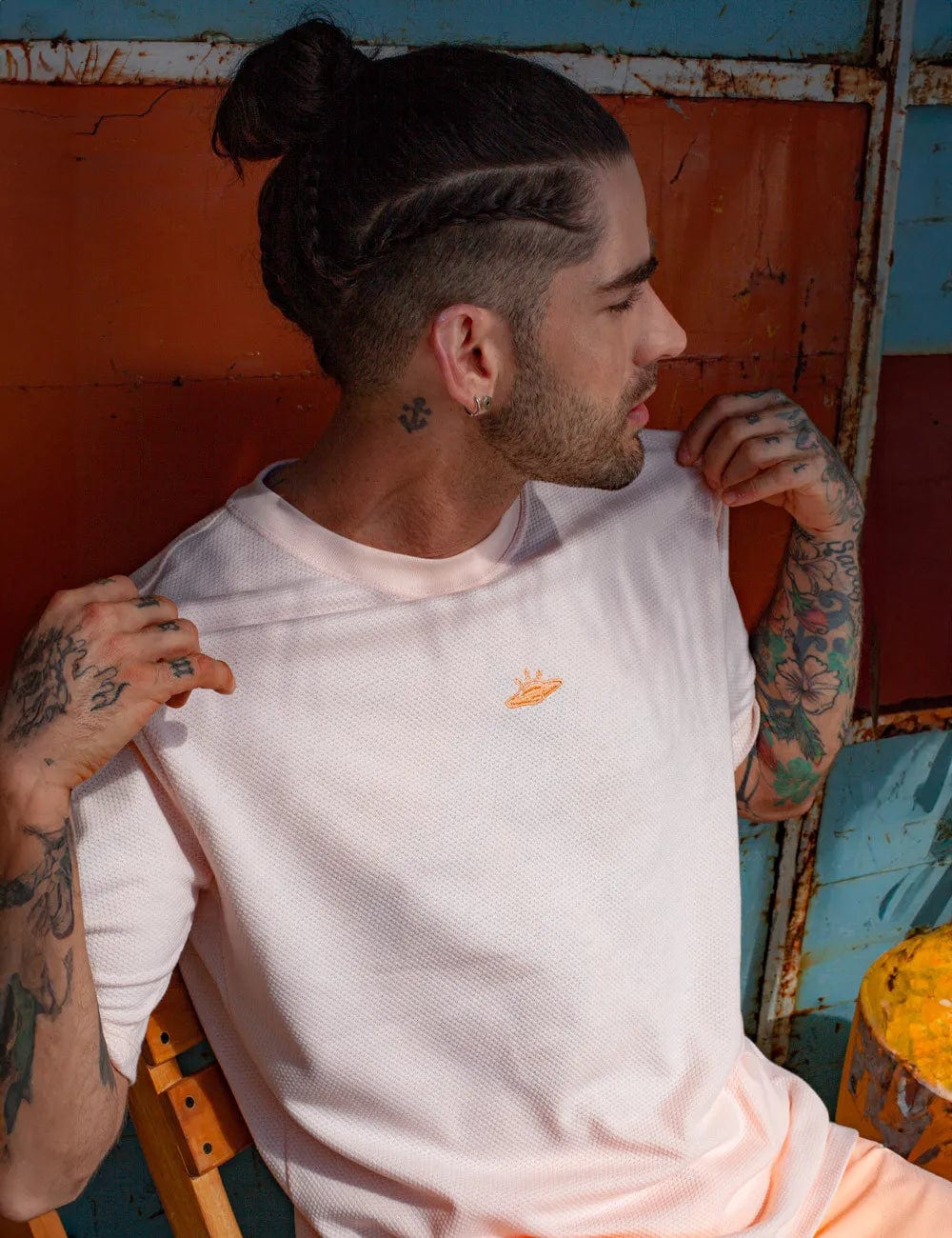 Camiseta Oversize Hawaii rosa Hombre - imagen 15