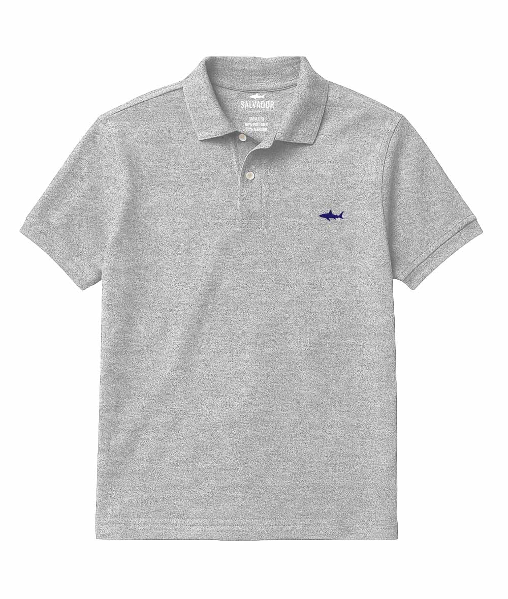 CAMISETA POLO GRIS - imagen 1