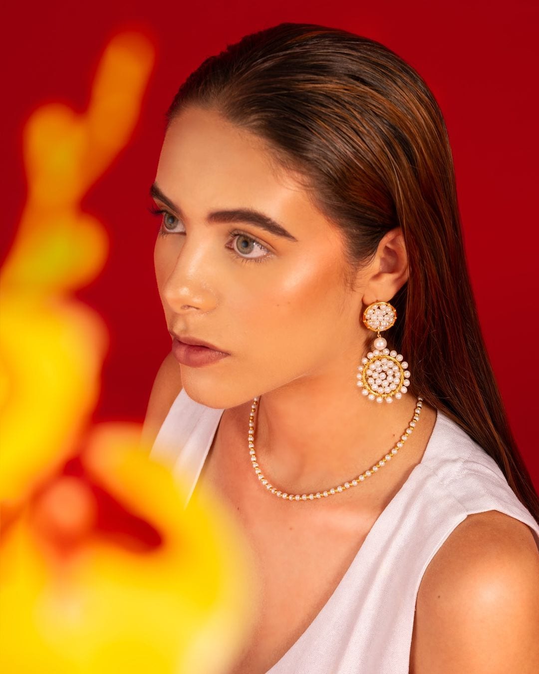 Aretes Perlas Amore - imagen 4