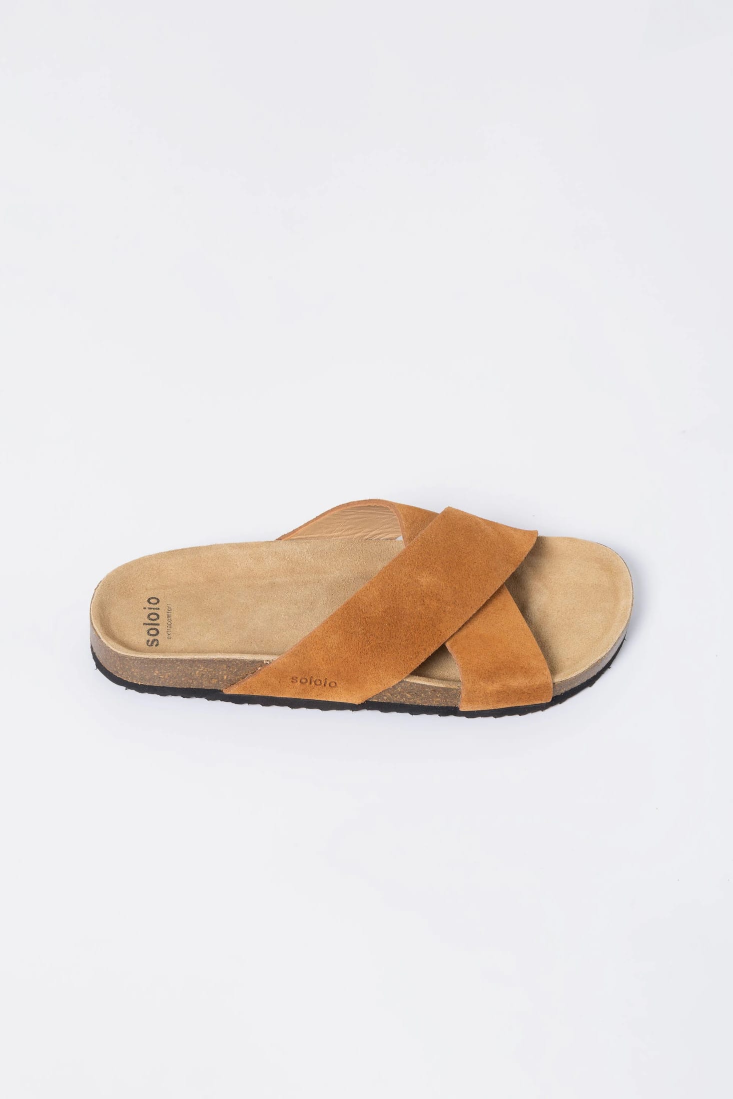 Men's crossed walnut sandal - imagen 2