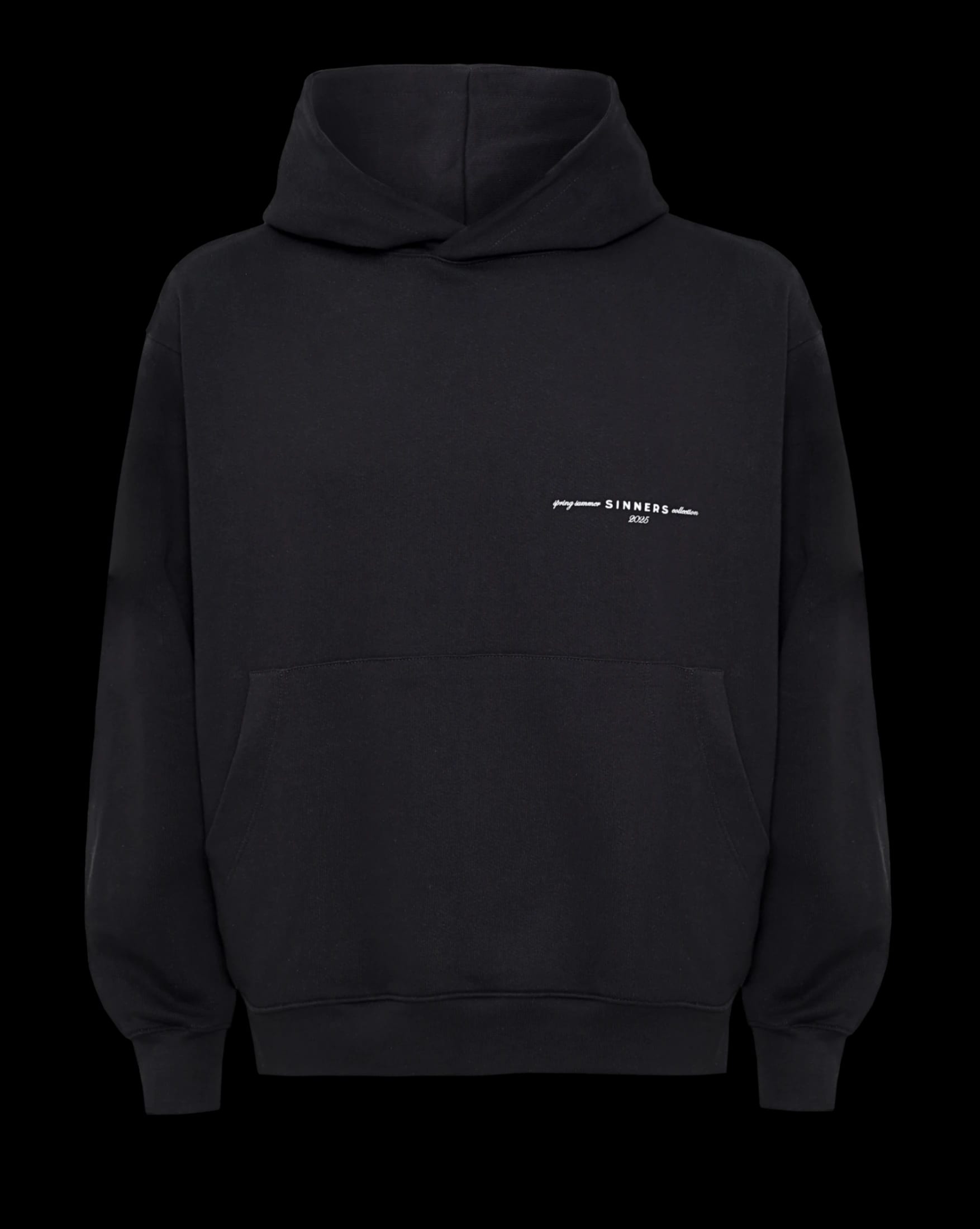 GARMENTS BLACK HOODIE - imagen 1