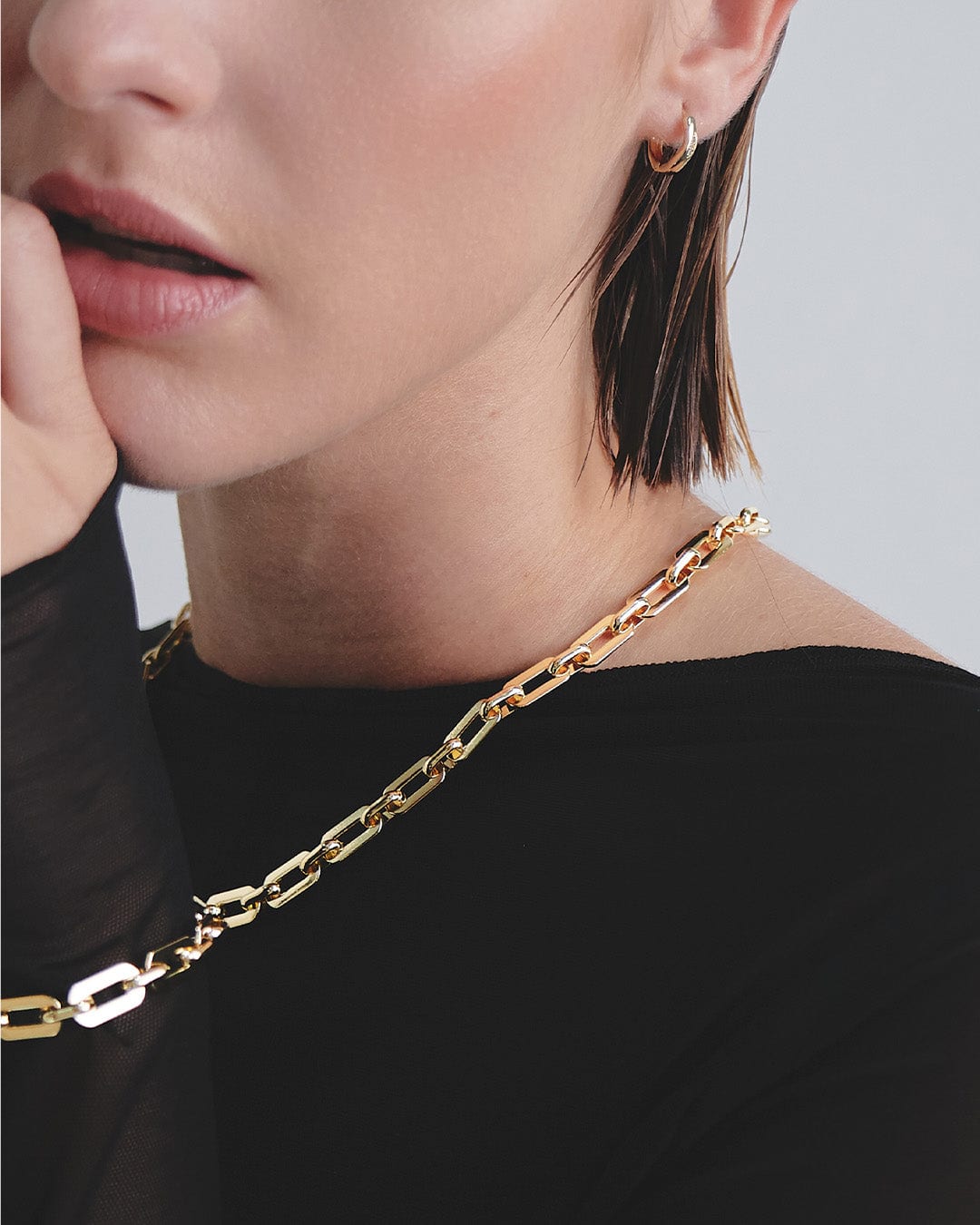 Collar Eslabones Oro - imagen 7